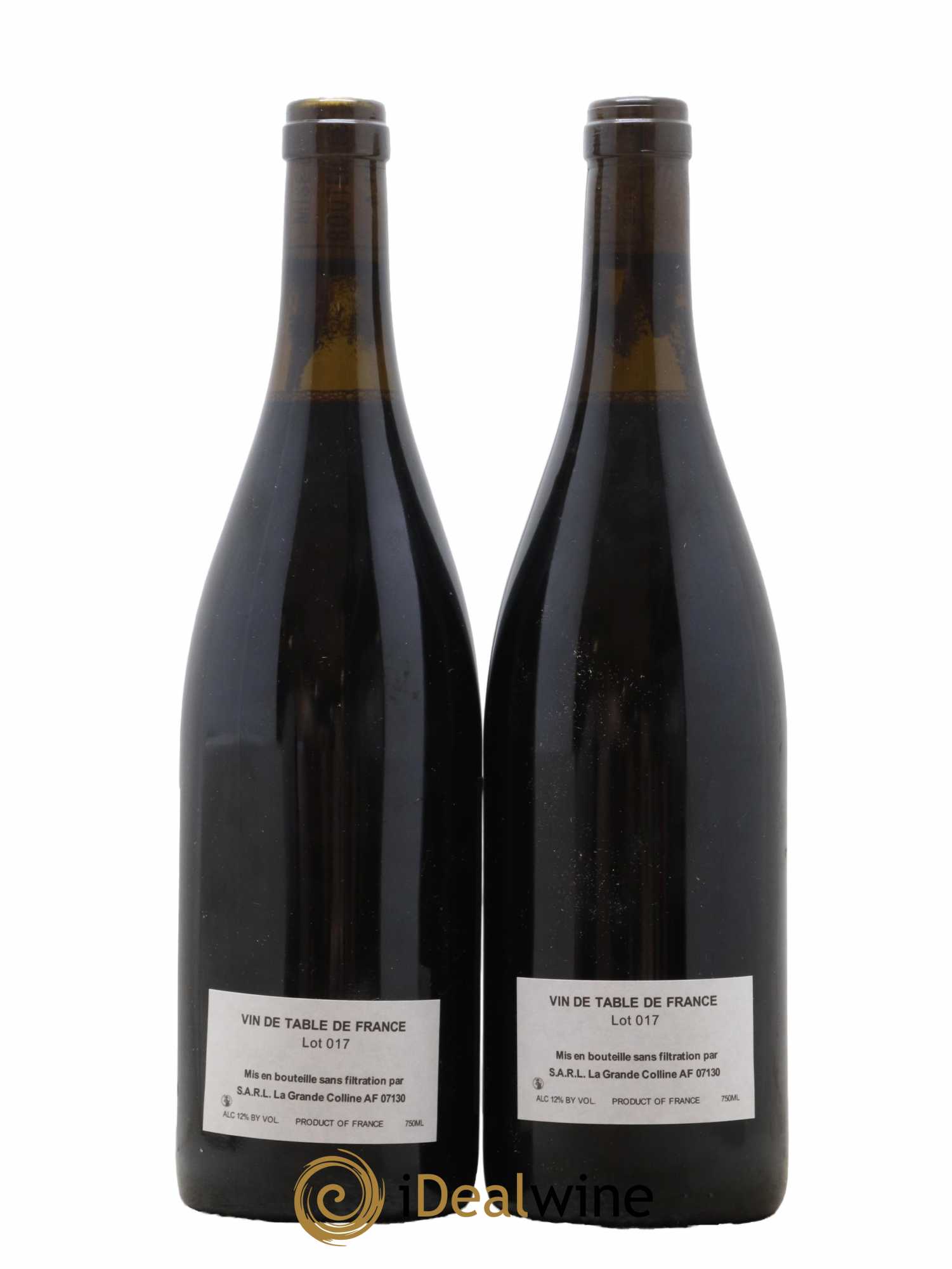 Vin de France (Ex Cornas) Hirotake Ooka - Domaine La Grande Colline 2017 - Lot de 2 bouteilles - 1