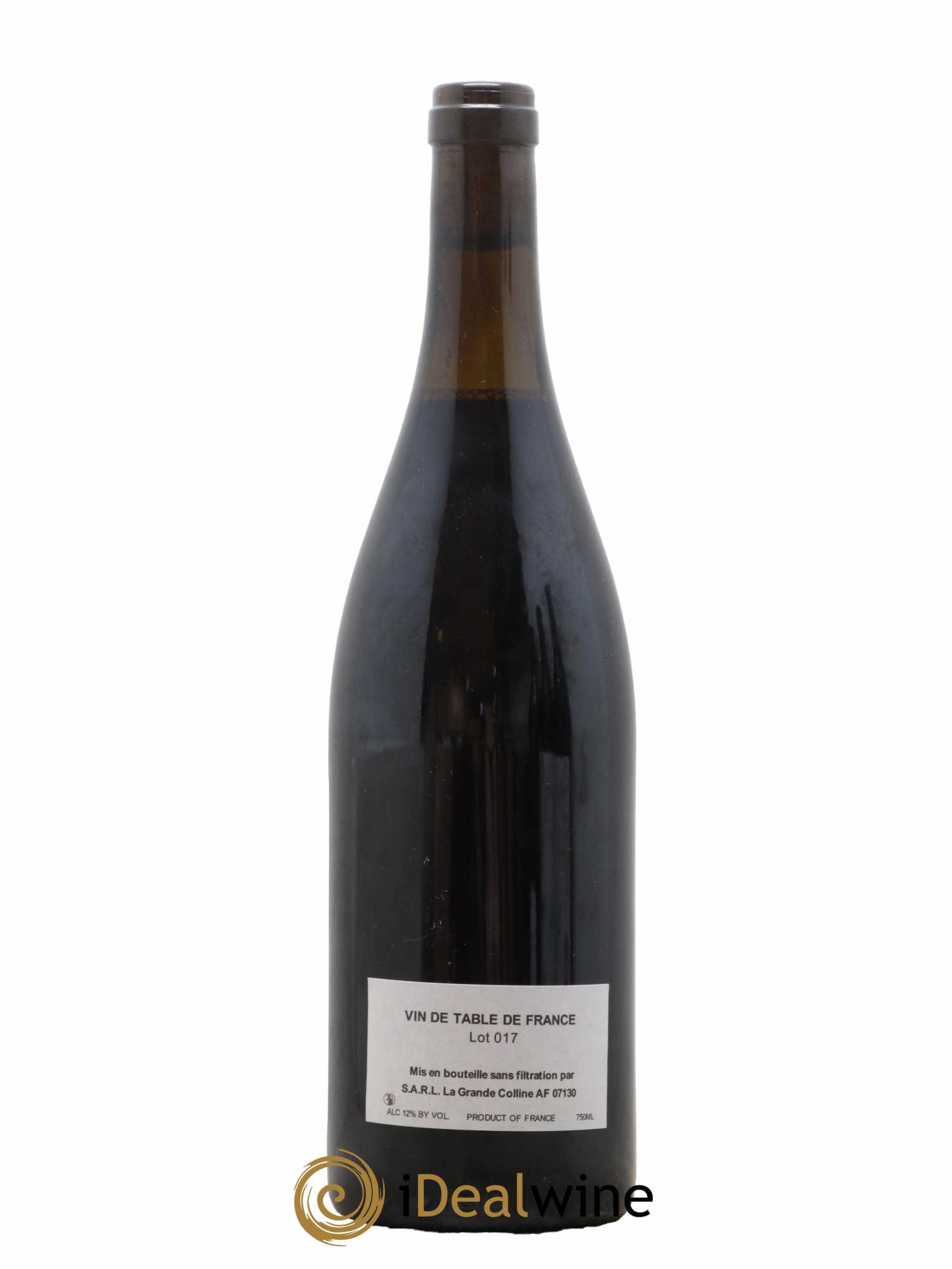 Vin de France (Ex Cornas) Hirotake Ooka - Domaine La Grande Colline 2017 - Lot de 1 bouteille - 1