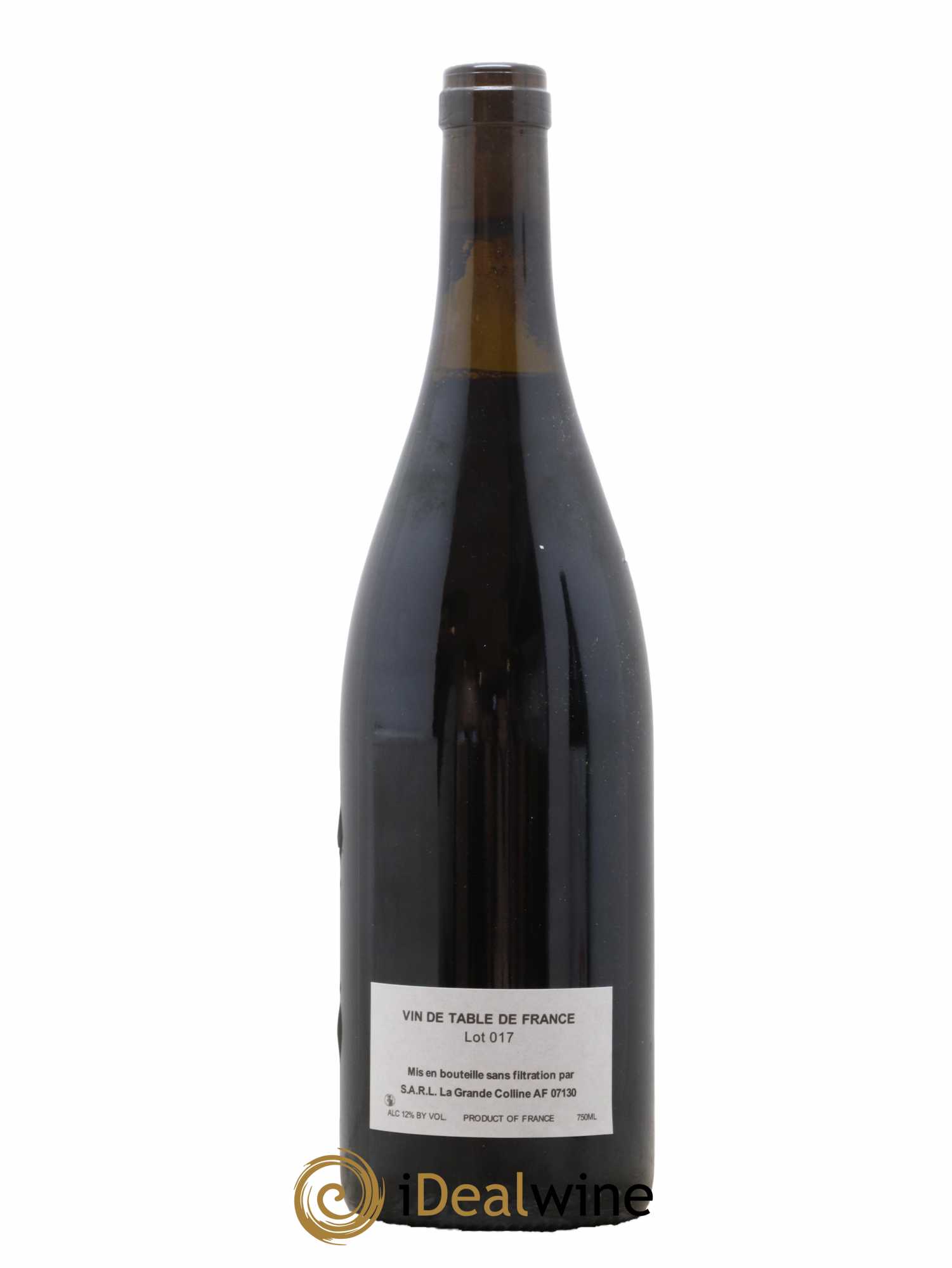 Vin de France (Ex Cornas) Hirotake Ooka - Domaine La Grande Colline 2017 - Lot de 1 bouteille - 1