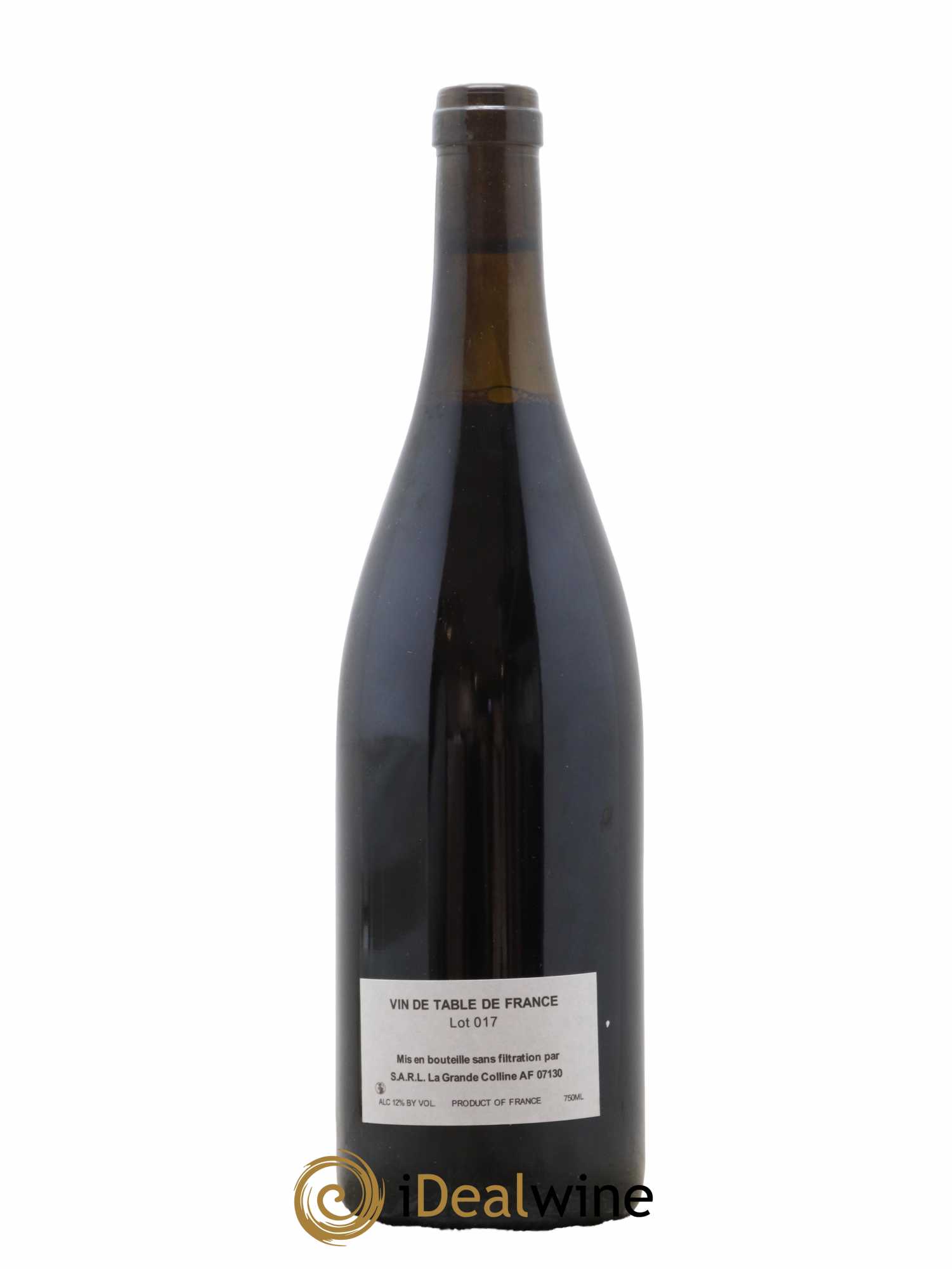 Vin de France (Ex Cornas) Hirotake Ooka - Domaine La Grande Colline 2017 - Lot de 1 bouteille - 1