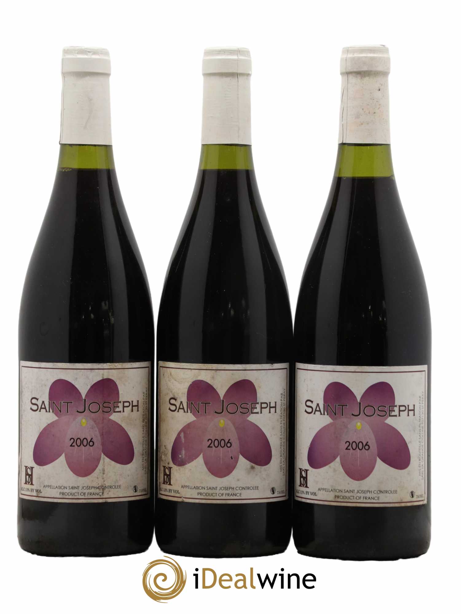 Vin de France (Ex Saint-Joseph) Hirotake Ooka - Domaine La Grande Colline 2006 - Lot de 3 bouteilles - 0
