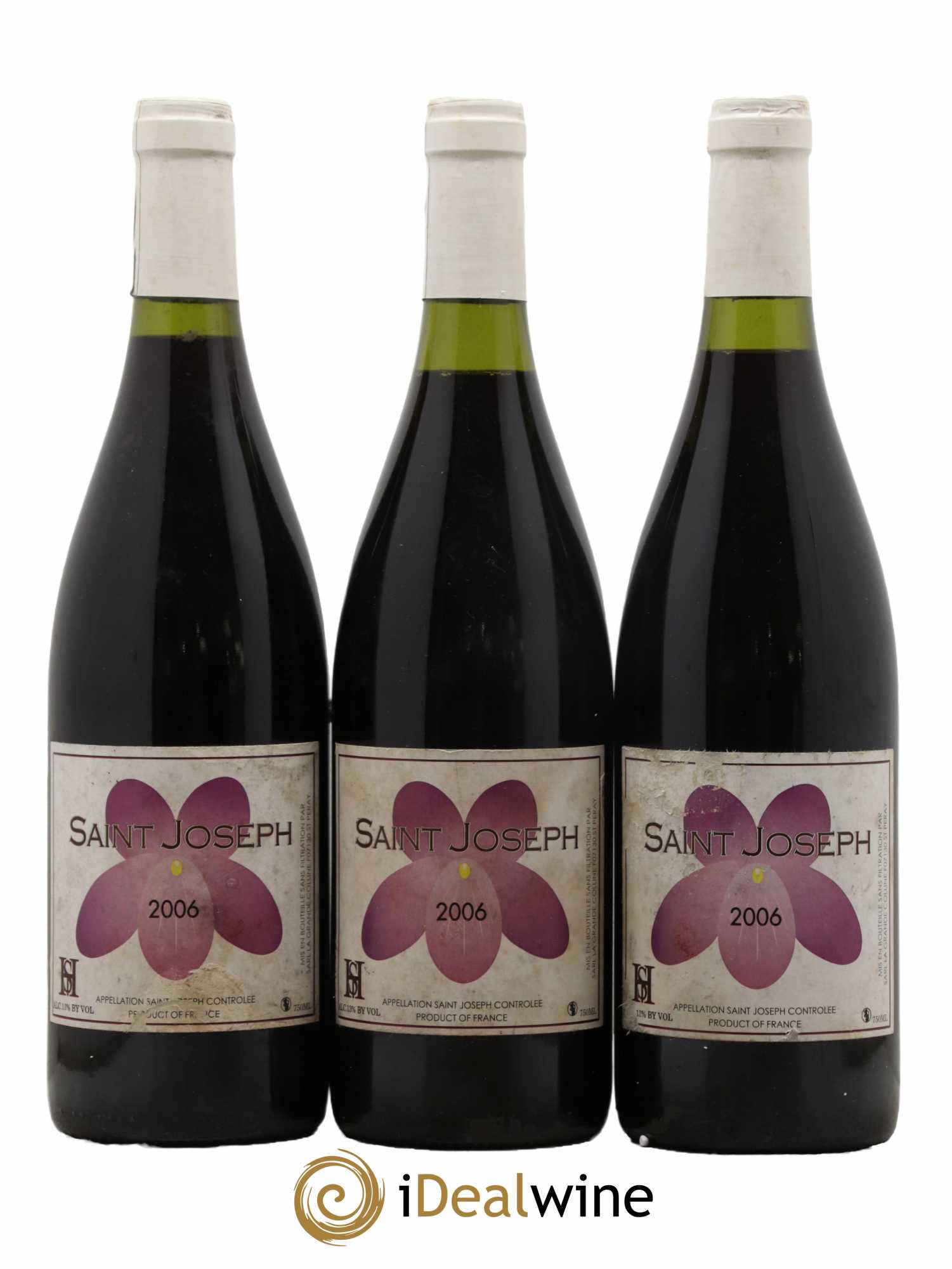 Vin de France (Ex Saint-Joseph) Hirotake Ooka - Domaine La Grande Colline 2006 - Lot de 3 bouteilles - 0