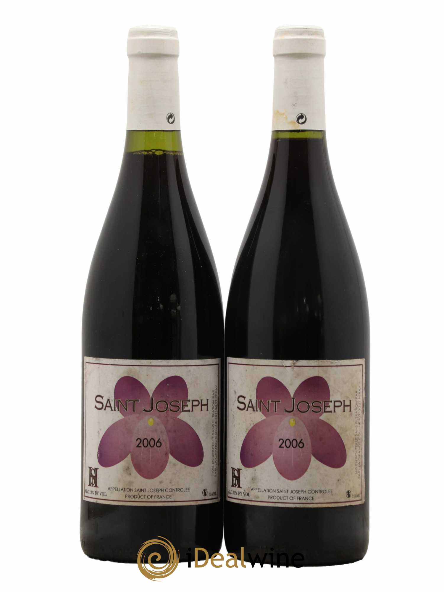Vin de France (Ex Saint-Joseph) Hirotake Ooka - Domaine La Grande Colline 2006 - Lot de 2 bouteilles - 0