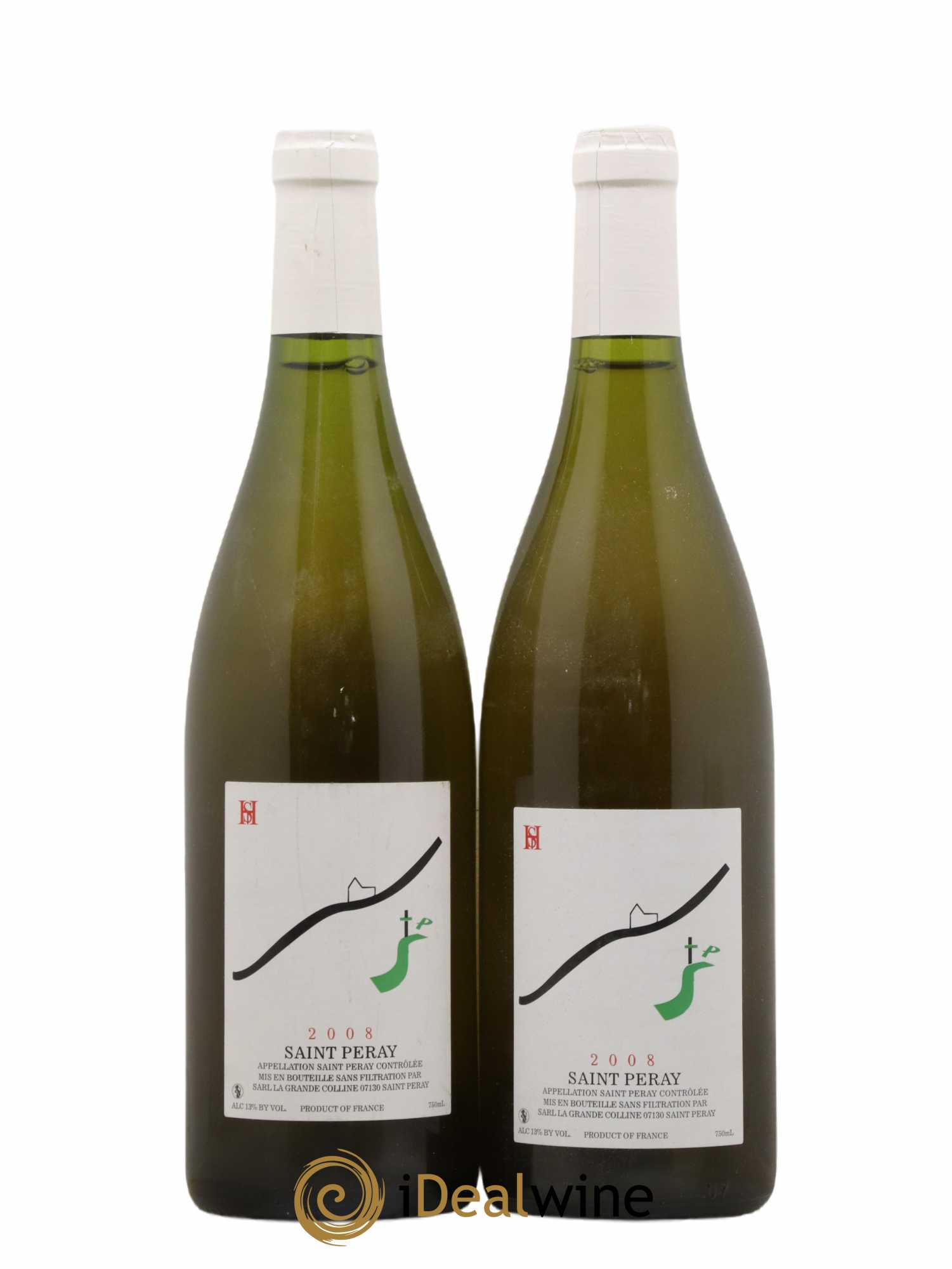 Vin de France SP Hirotake Ooka - Domaine La Grande Colline 2008 - Lot de 2 bouteilles - 0