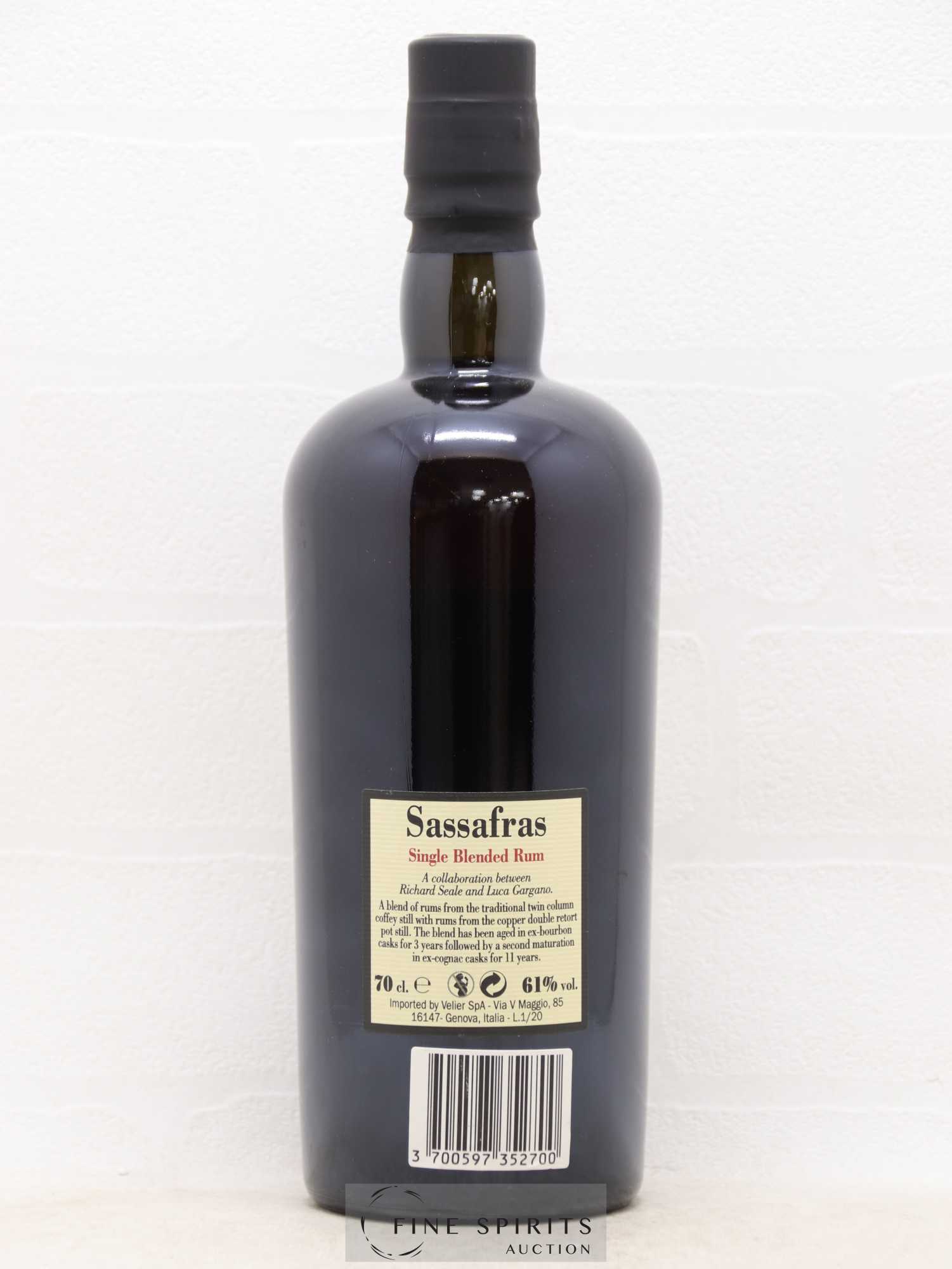 Foursquare Of. Sassafras Barrel Proof - One of 6000 - bottled 2020 Double Maturation 3 years ex Bourbon & 11 years ex Cognac - Lotto di 1 bottiglia - 2