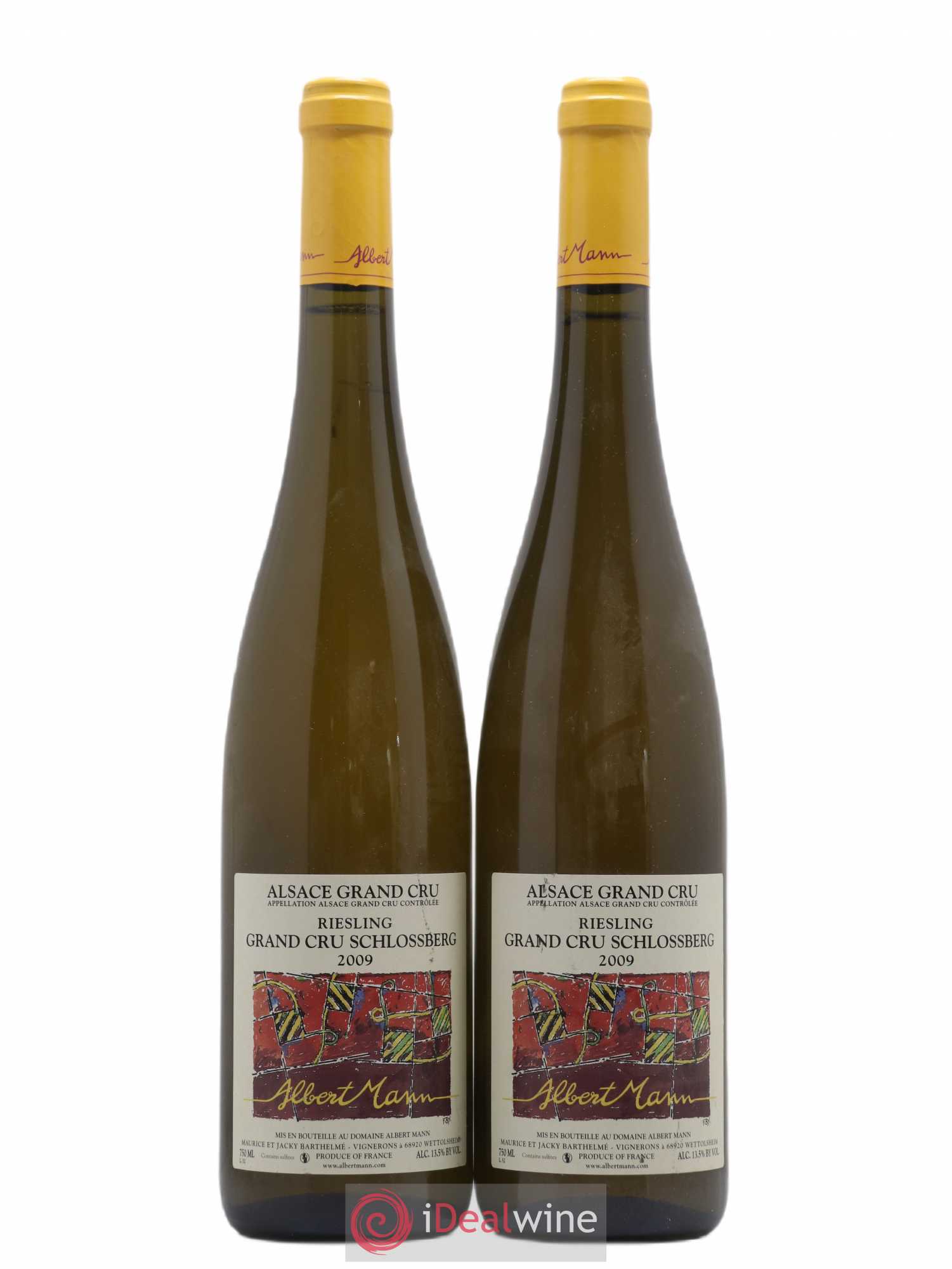 Alsace Riesling Grand Cru Schlossberg Albert Mann 2009 - Lot de 2 bouteilles - 0