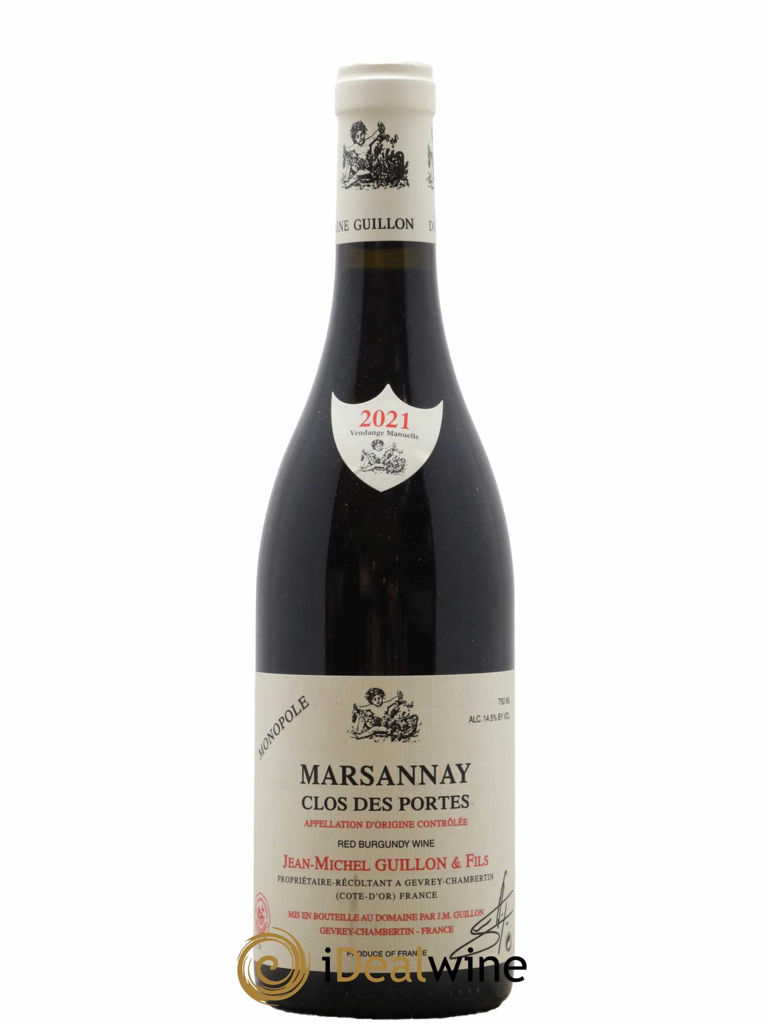 Marsannay Clos Des Portes Domaine Guillon 2021 - Lot de 1 bouteille - 0