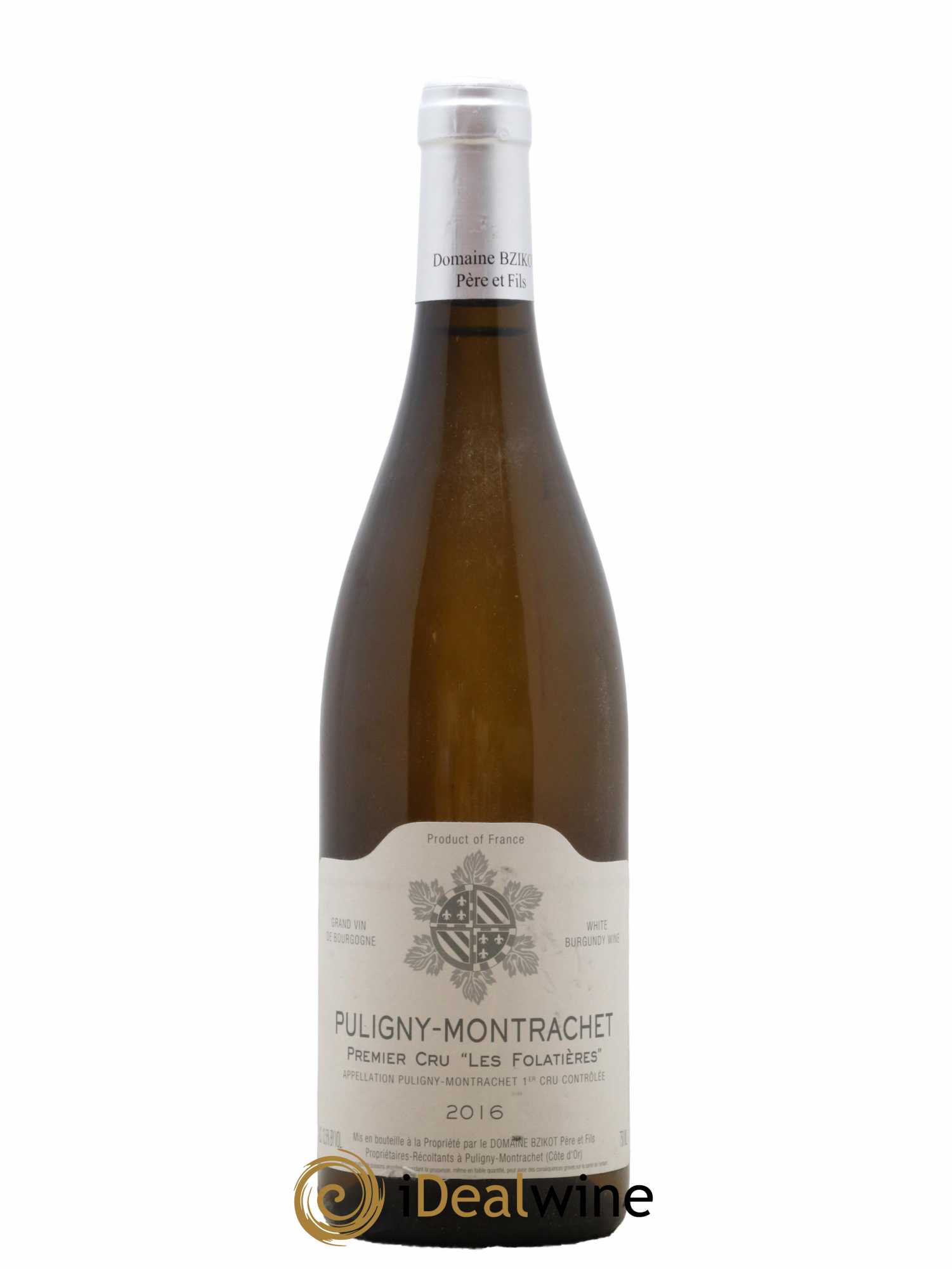 Puligny-Montrachet 1er Cru Les Folatieres Domaine Bzikot 2016 - Lot de 1 bouteille - 0