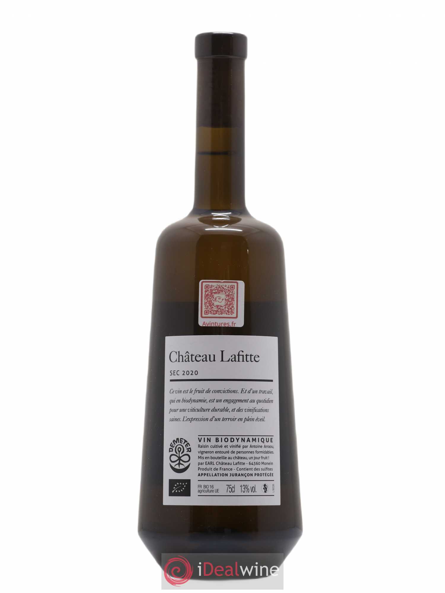 Jurançon Sec Château Lafitte 2020 - Posten von 1 Flasche - 1
