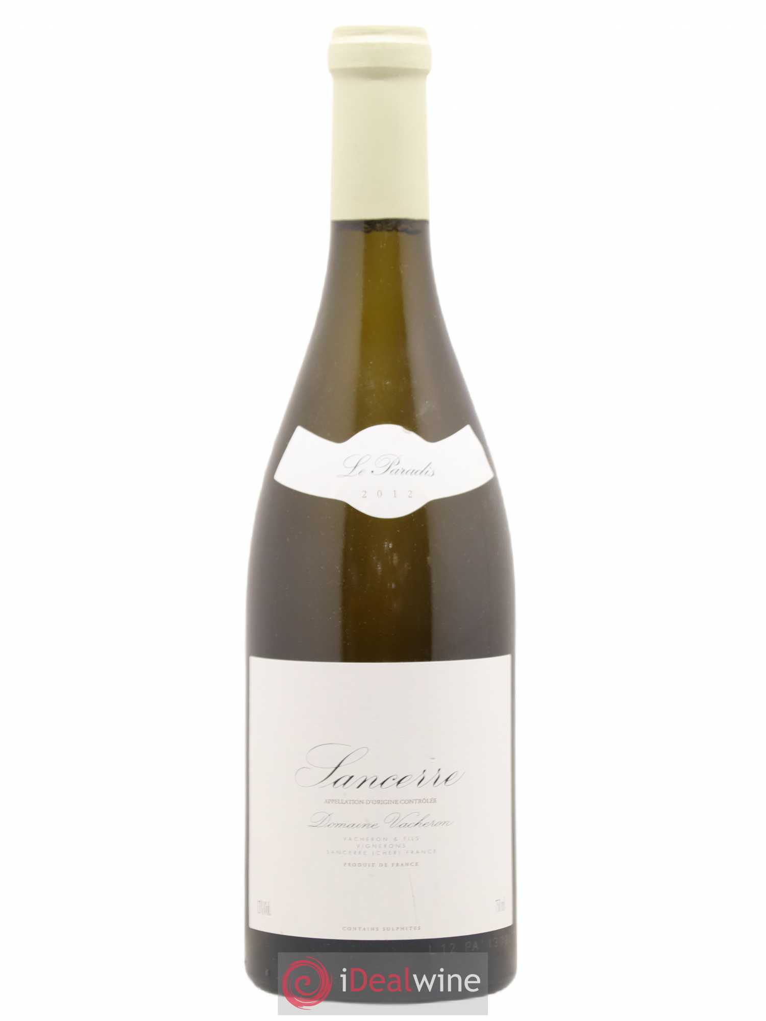 Sancerre Le Paradis Domaine Vacheron et Fils 2012 - Lot de 1 bouteille - 0