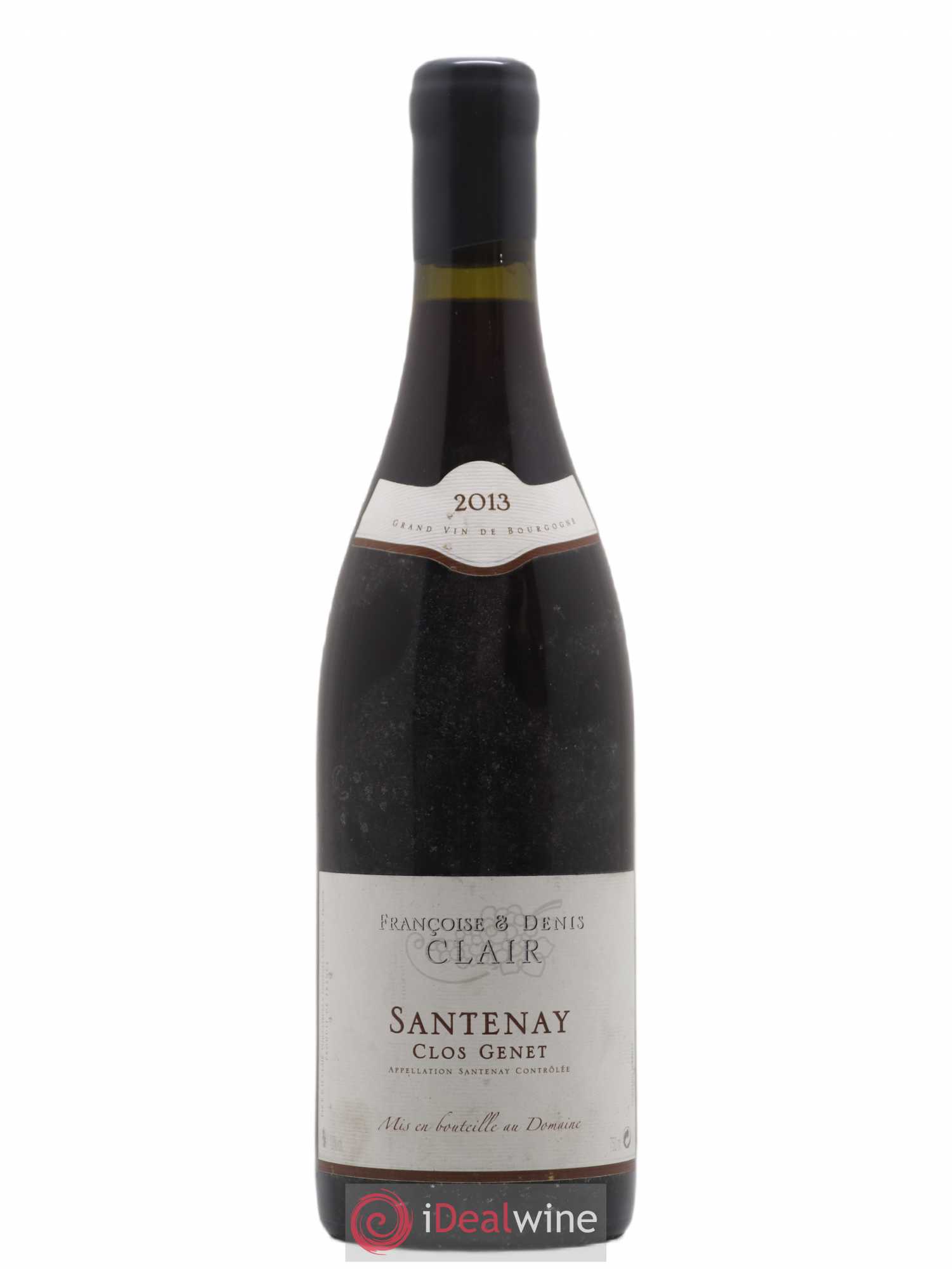 Santenay Clos Genet Francoise et Denis Clair 2013 - Posten von 1 Flasche - 0