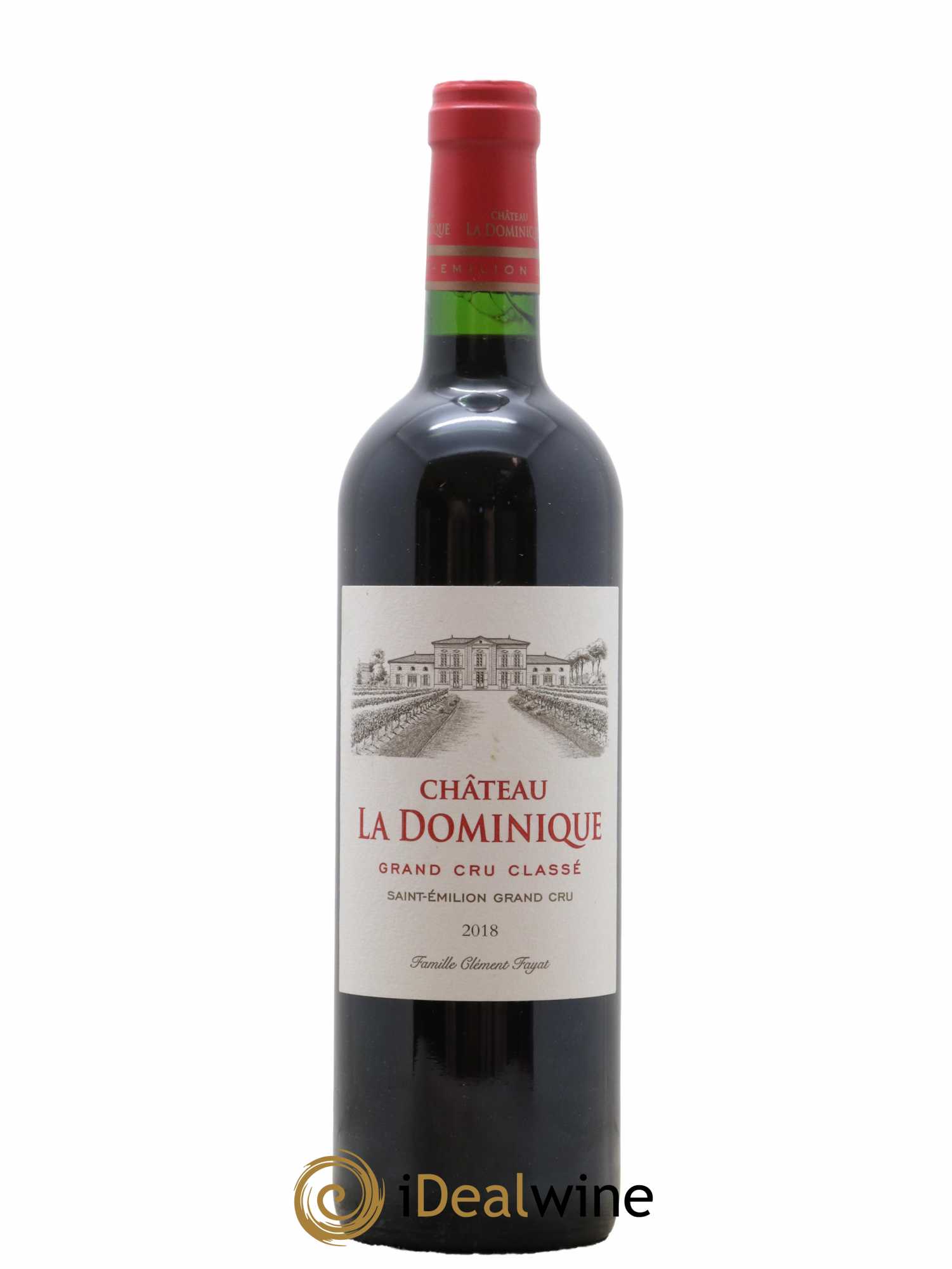 Château la Dominique Grand Cru Classé 2018 - Lot de 1 bouteille - 0