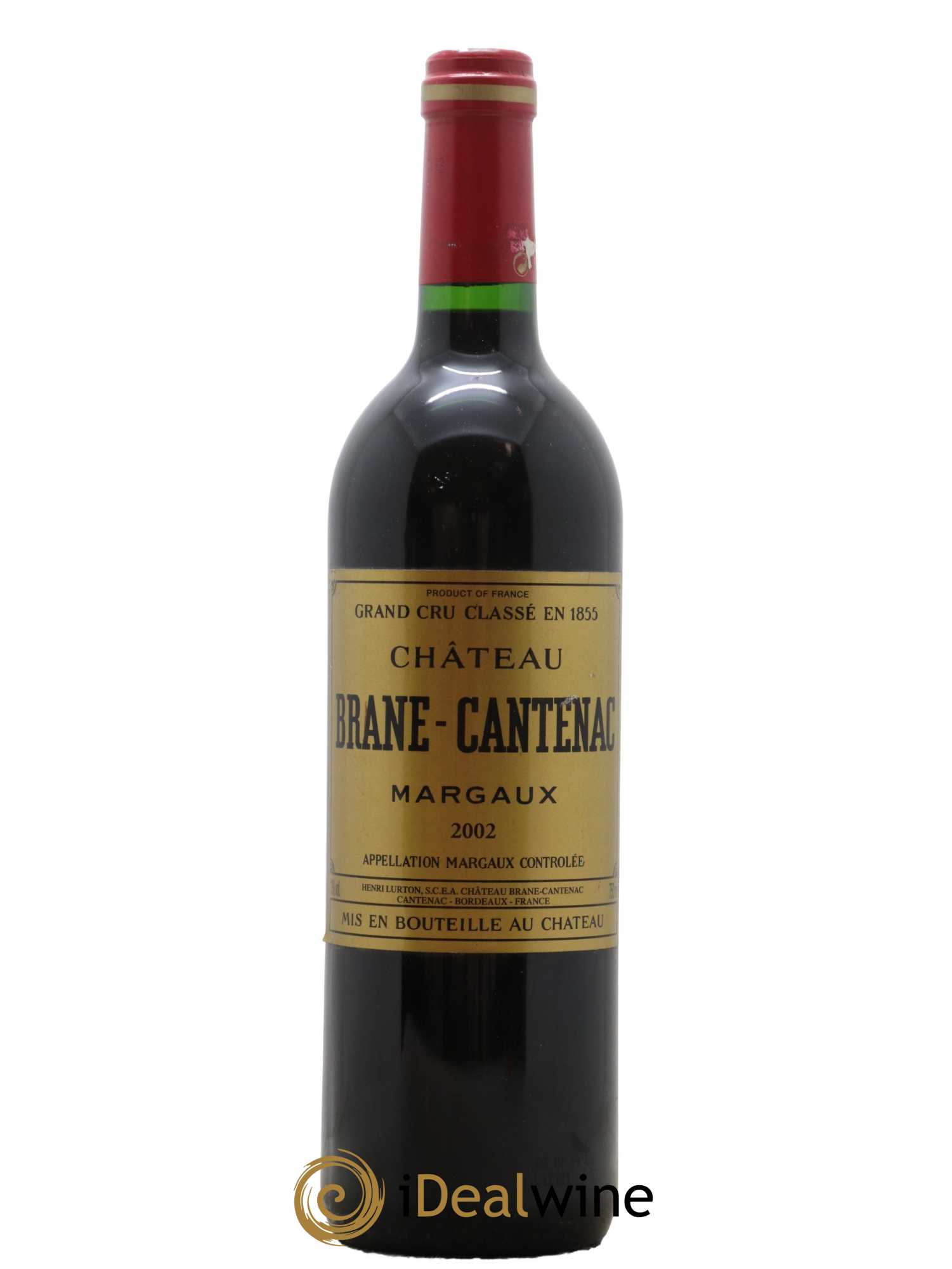 Château Brane Cantenac 2ème Grand Cru Classé 2002 - Lot de 1 bouteille - 0
