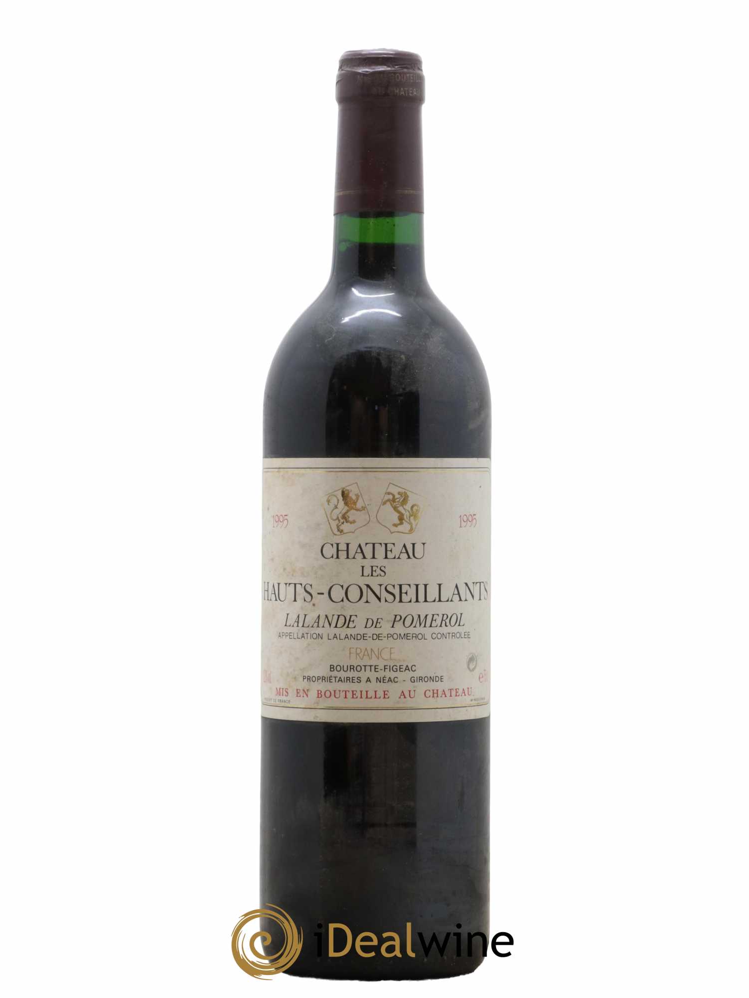 Lalande-de-Pomerol Château les Hauts Conseillants 1995 - Lot de 1 bouteille - 0