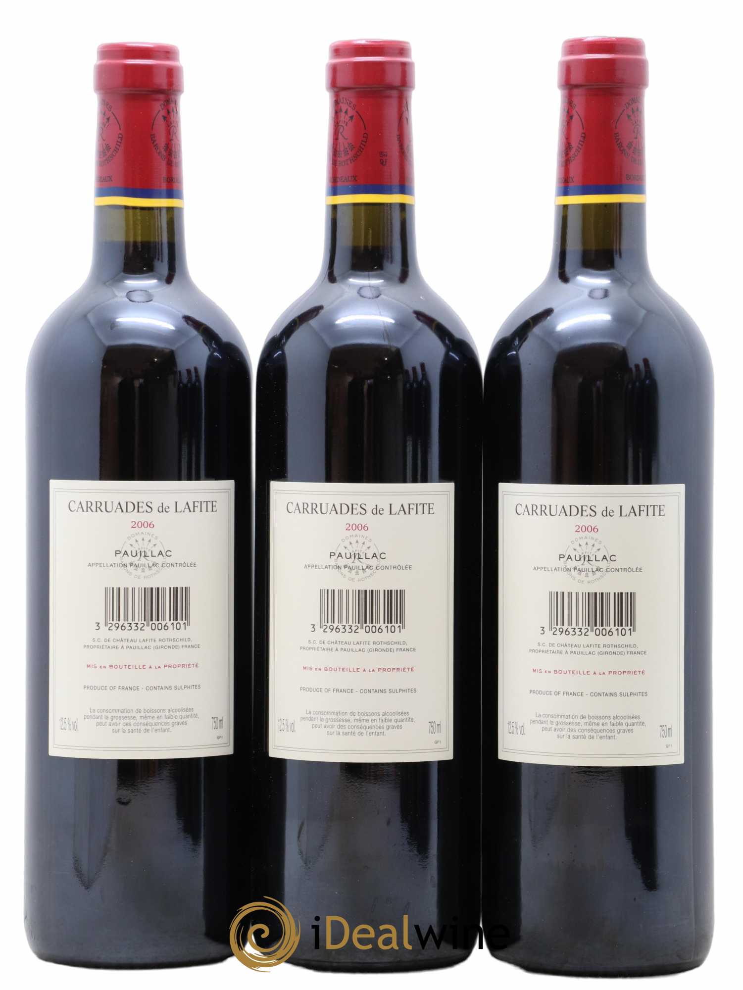 Carruades de Lafite Rothschild Second Vin 2006 - Lot de 6 bouteilles - 2