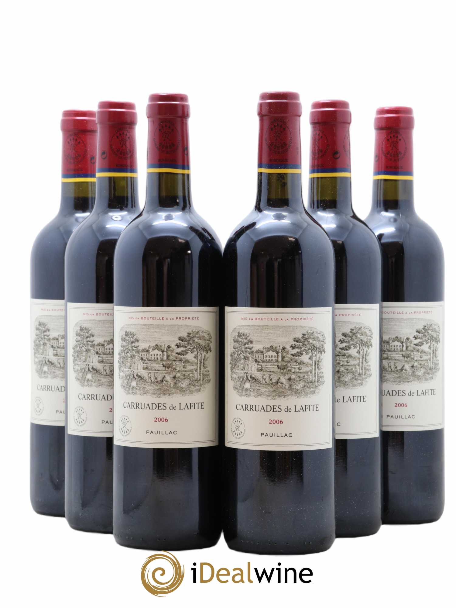 Carruades de Lafite Rothschild Second Vin 2006 - Lot de 6 bouteilles - 0