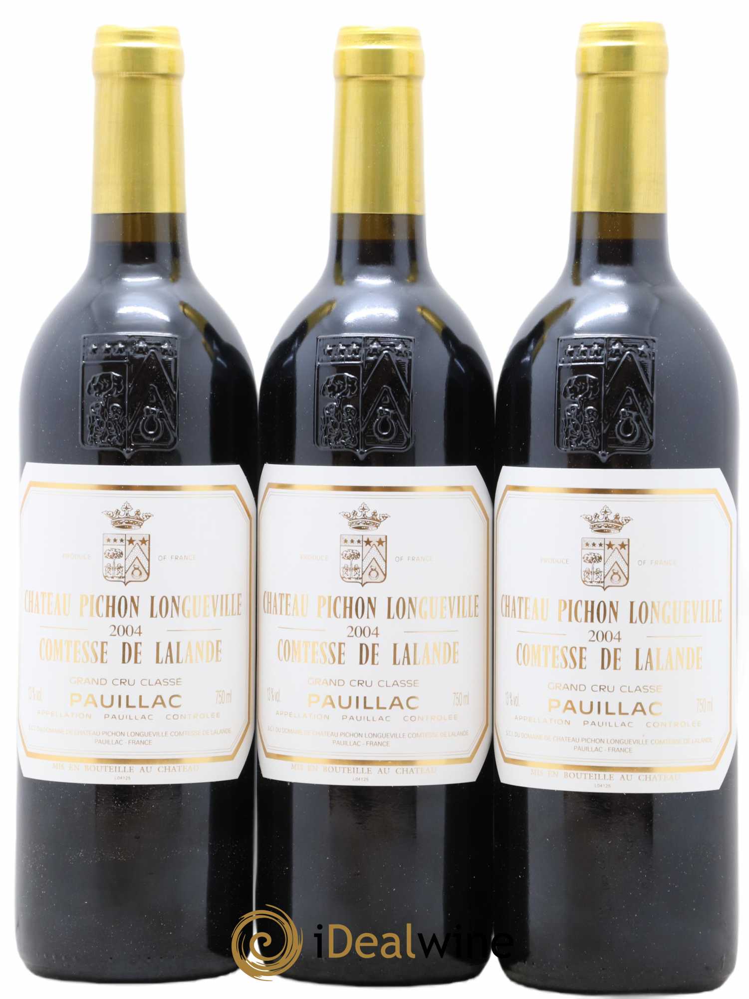 Château Pichon Longueville Comtesse de Lalande 2ème Grand Cru Classé 2004 - Lot de 12 bouteilles - 1