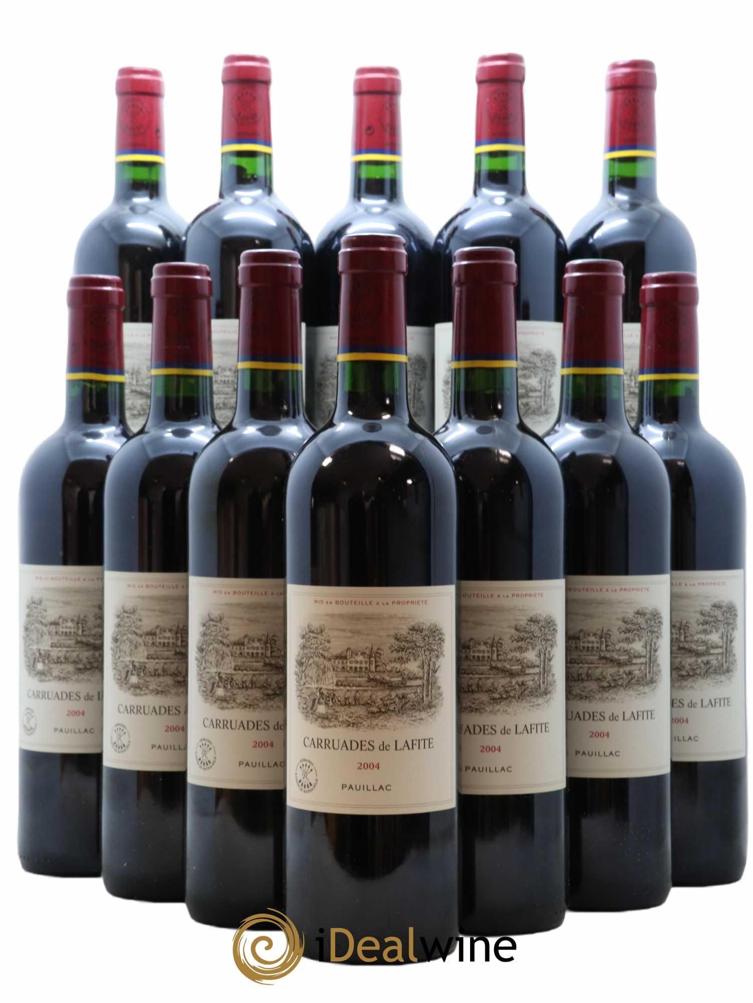 Carruades de Lafite Rothschild Second Vin 2004 - Lot de 12 bouteilles - 0
