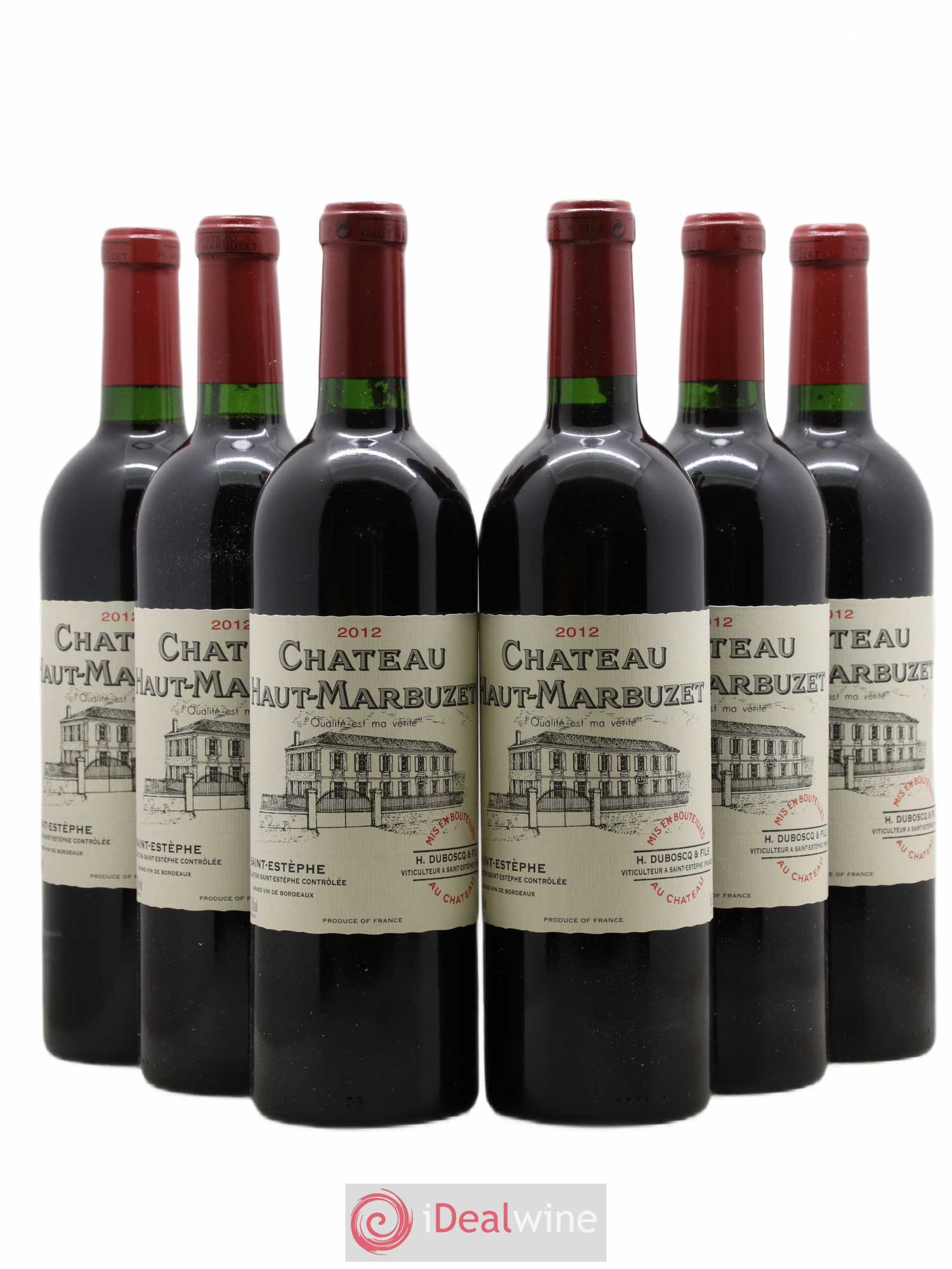Château Haut Marbuzet 2012 - Lot de 6 bouteilles - 0