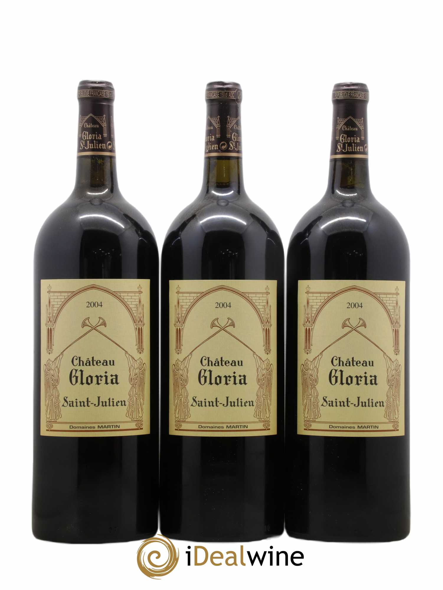 Château Gloria 2004 - Lot de 3 magnums - 0