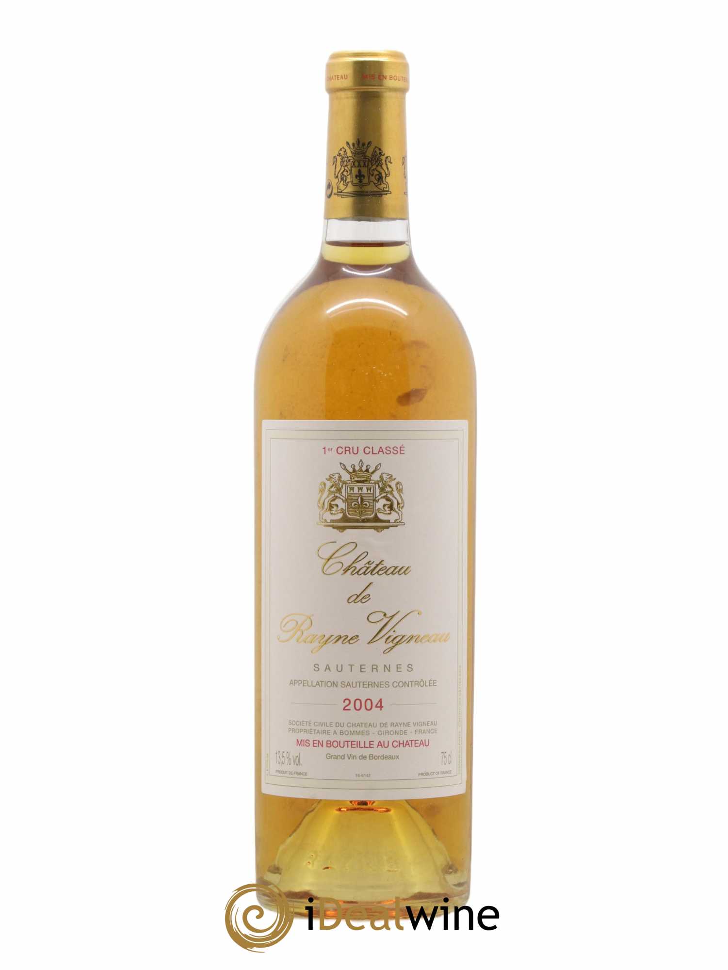 Château de Rayne Vigneau 1er Grand Cru Classé 2004 - Lotto di 1 bottiglia - 0