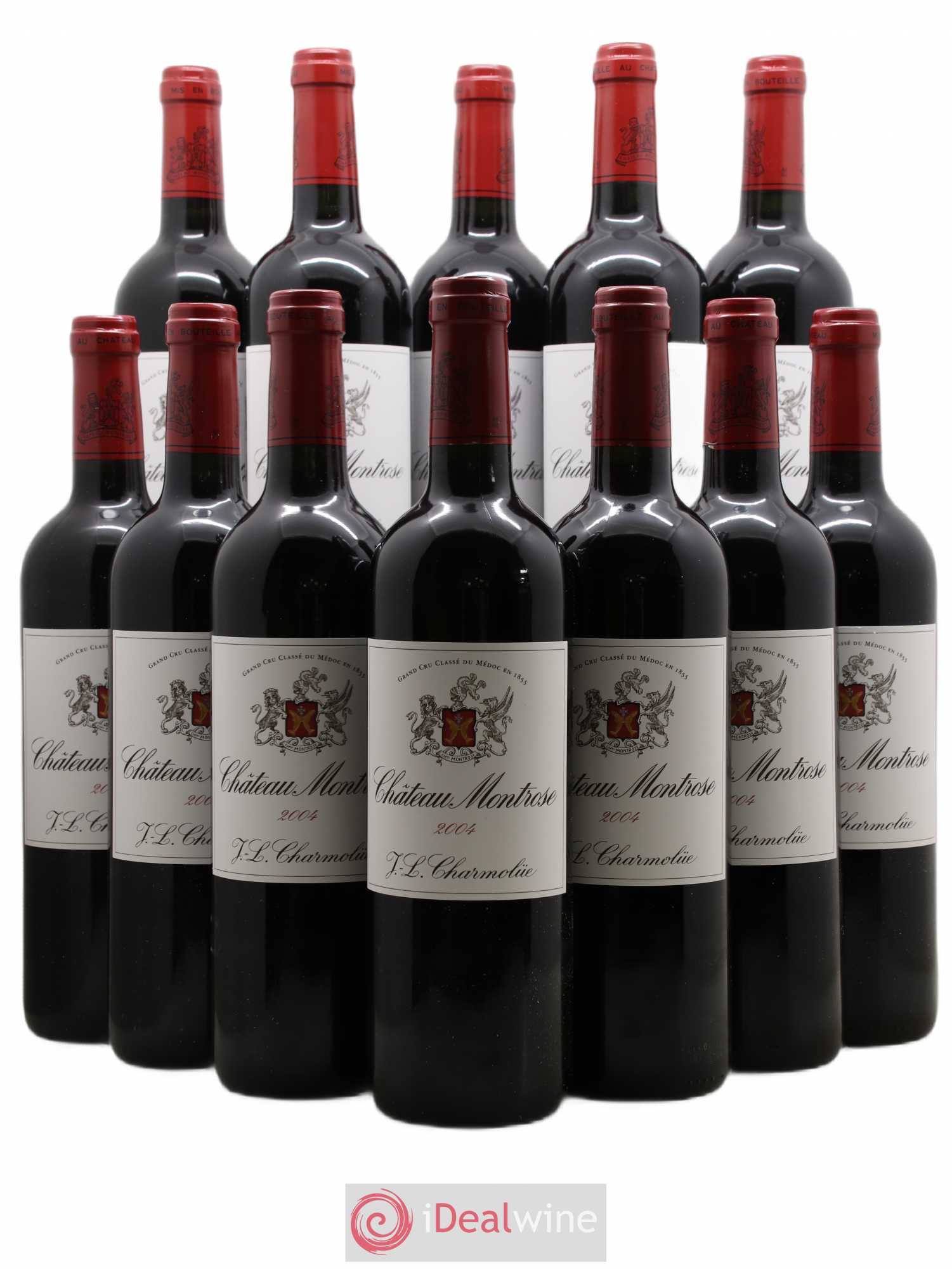 Château Montrose 2ème Grand Cru Classé 2004 - Lot de 12 bouteilles - 0