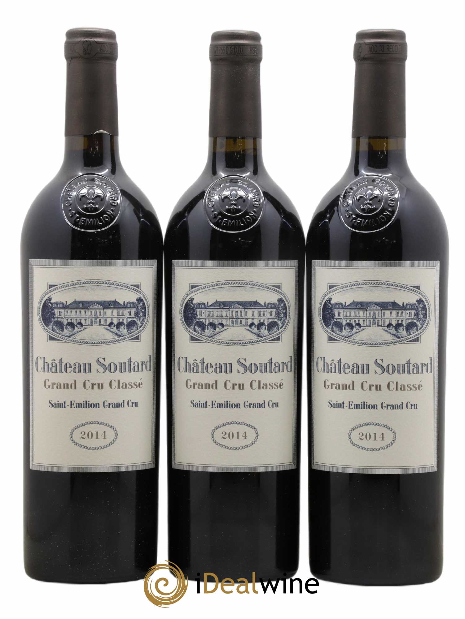 Château Soutard Grand Cru Classé 2014 - Lot de 3 bouteilles - 0