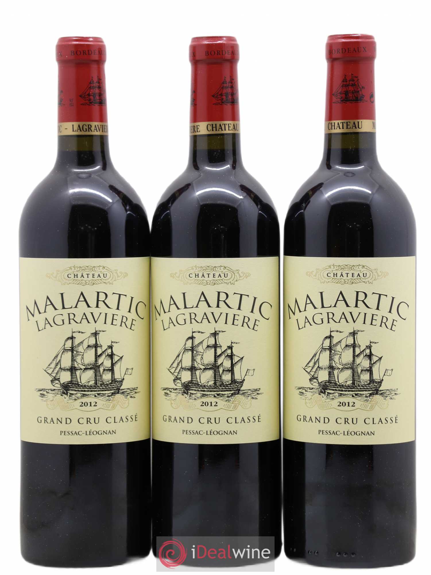 Château Malartic-Lagravière Cru Classé de Graves 2012 - Lot de 6 bouteilles - 2