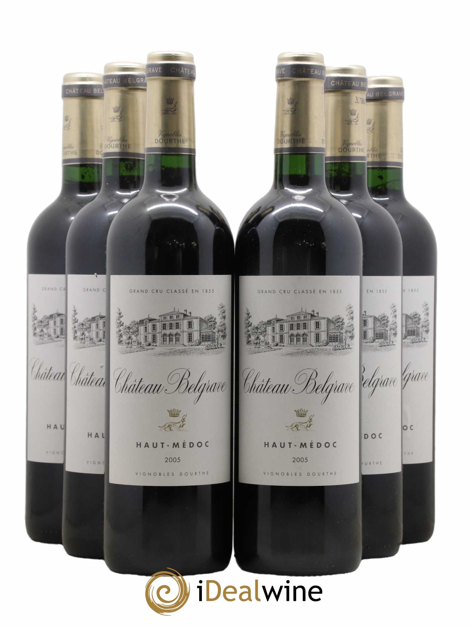 Château Belgrave 5ème Grand Cru Classé 2005 - Lot de 6 bouteilles - 0