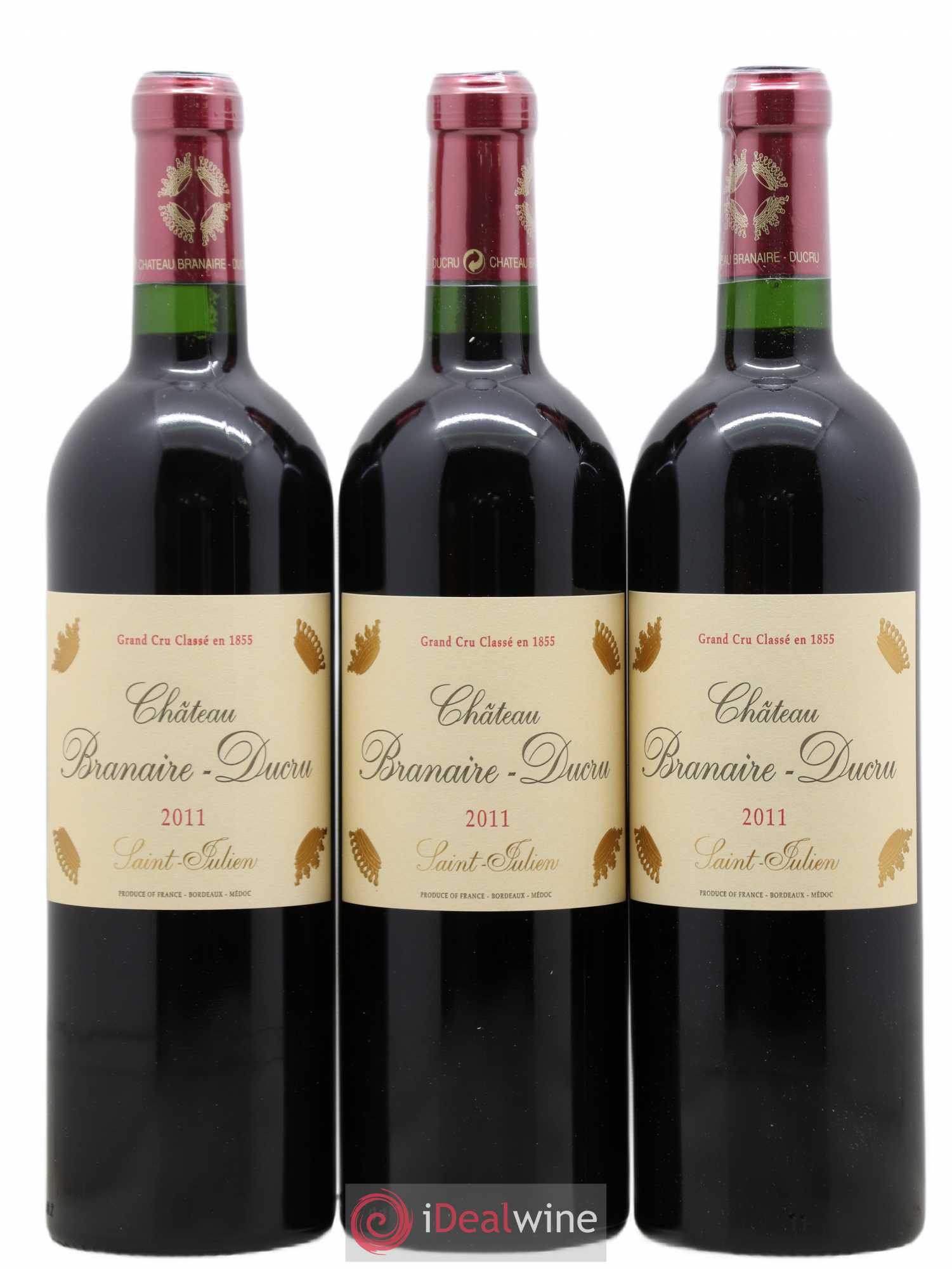 Château Branaire Ducru 4ème Grand Cru Classé 2011 - Lot de 12 bouteilles - 1