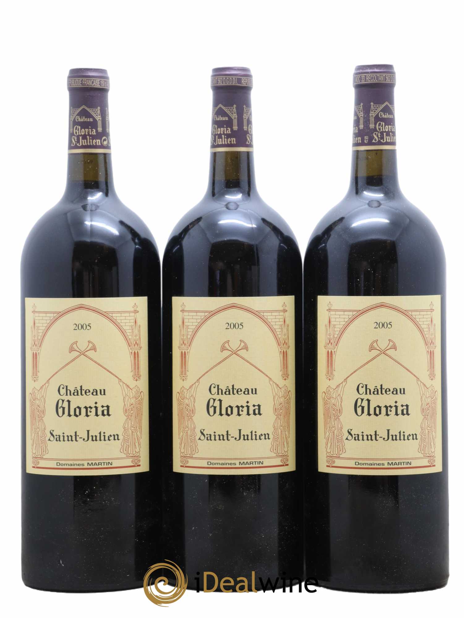 Château Gloria 2005 - Lot de 6 magnums - 2
