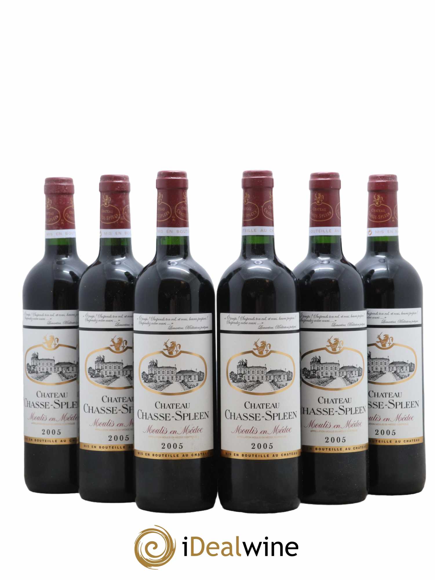 Château Chasse Spleen 2005 - Lot de 6 bouteilles - 0