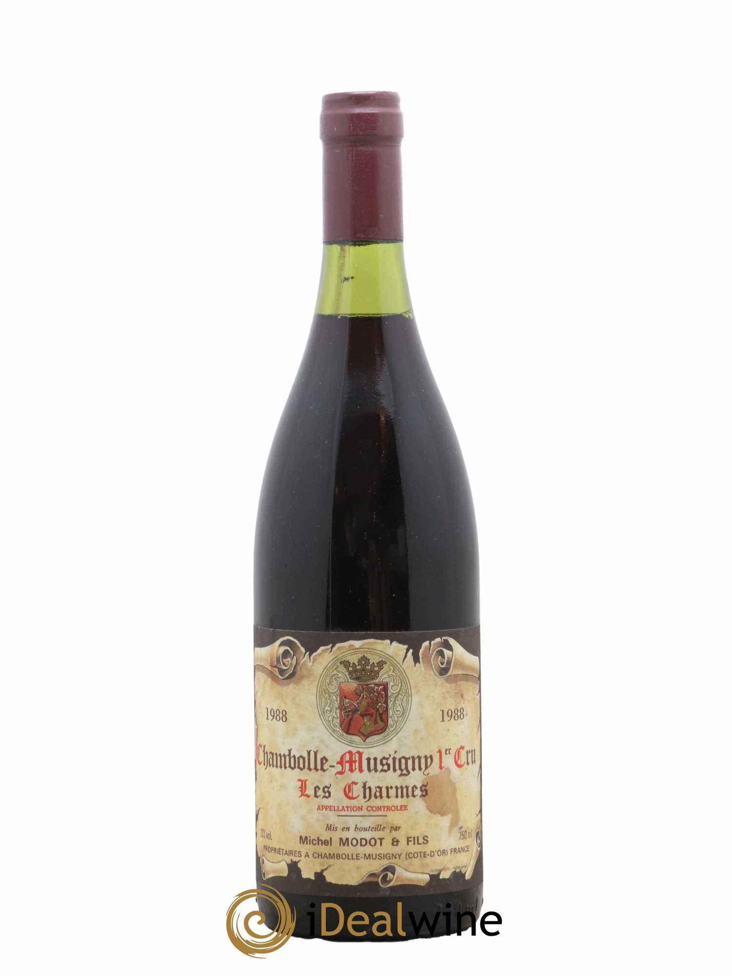 Chambolle-Musigny 1er Cru Les Charmes Domaine Michel Modot 1988 - Lot de 1 bouteille - 0