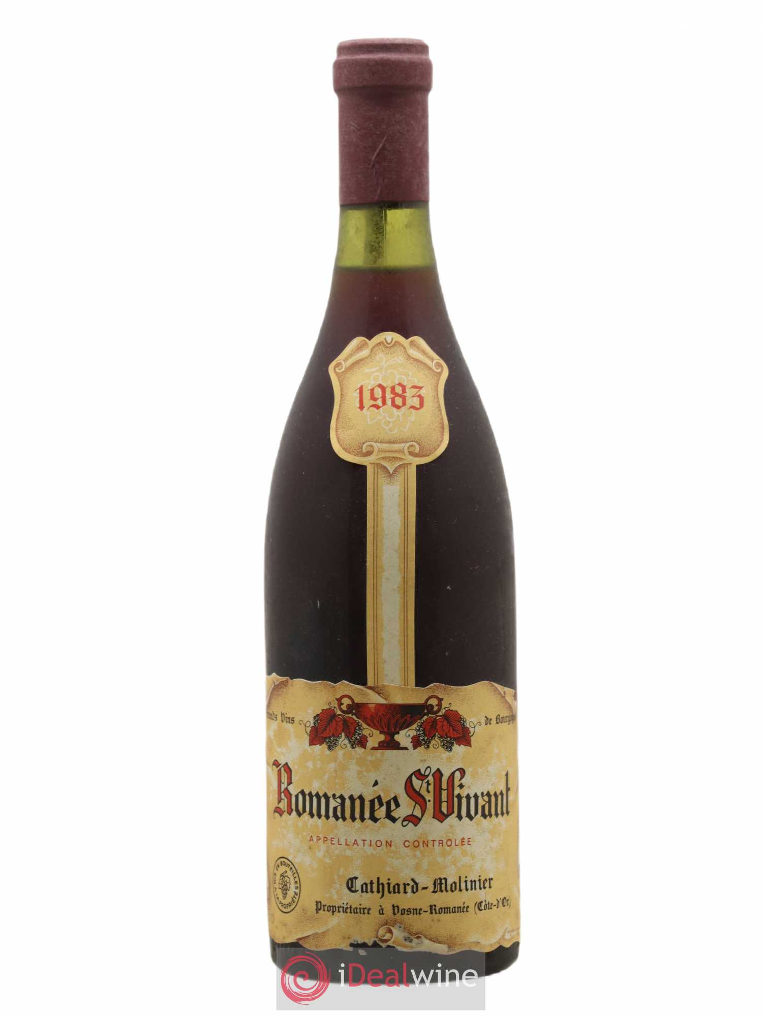 Romanée-Saint-Vivant Grand Cru Cathiard-Molinier 1983 - Lot de 1 bouteille - 0