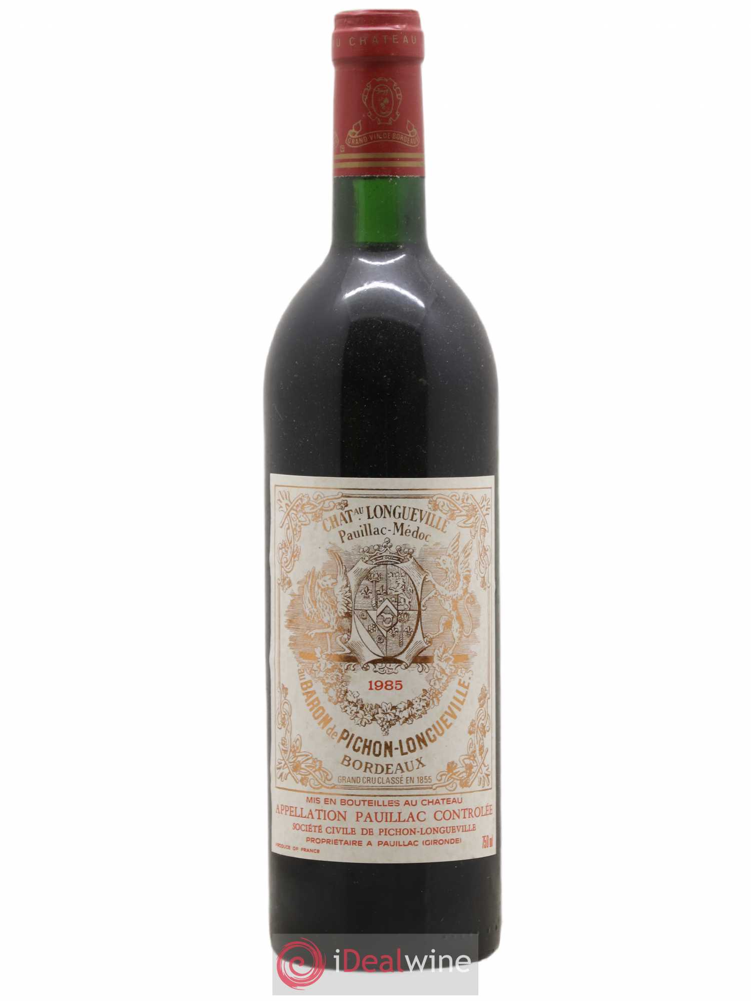 Pichon Longueville Baron 2ème Grand Cru Classé 1985 - Lot de 1 bouteille - 0