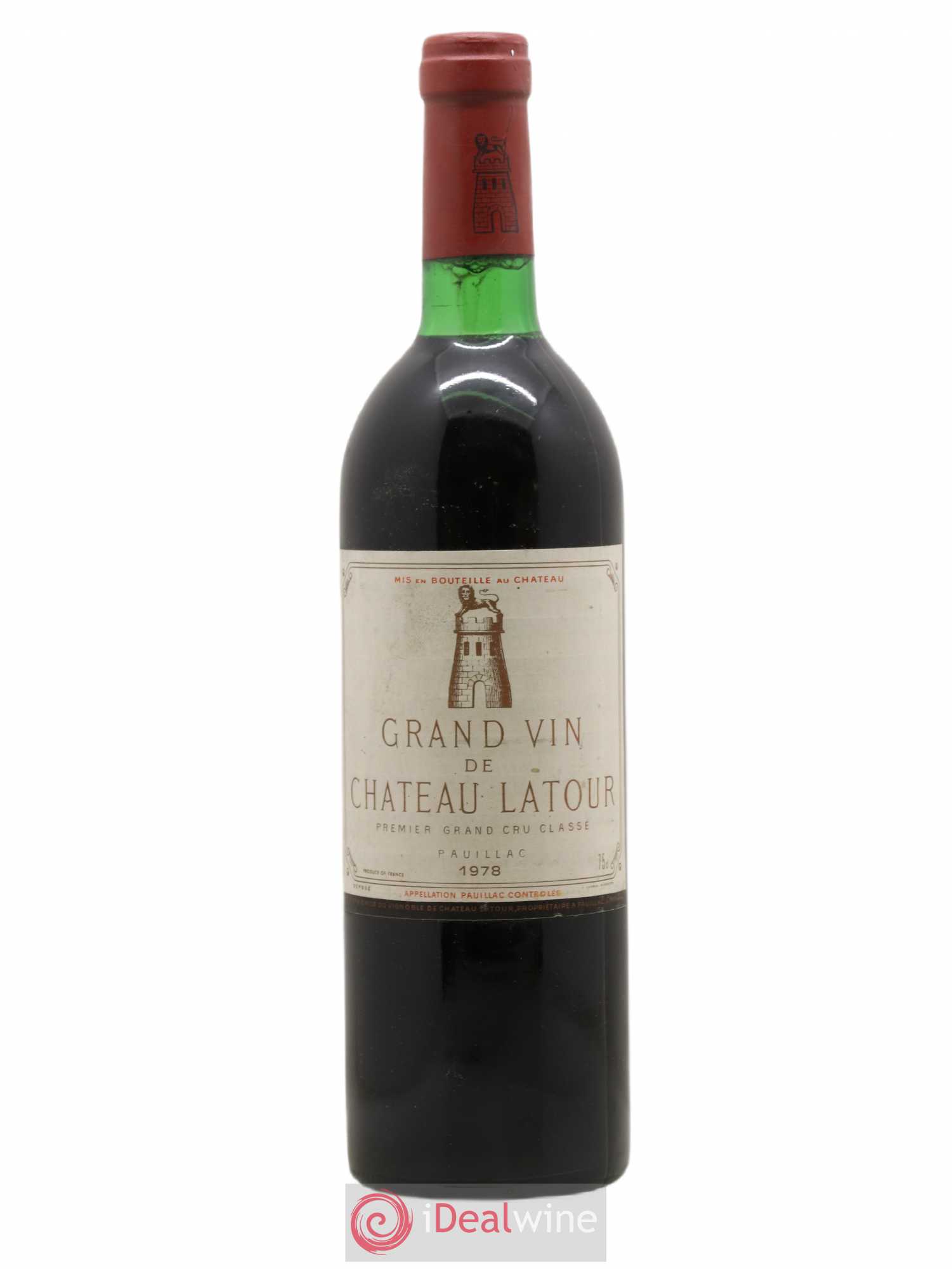 Château Latour 1er Grand Cru Classé 1978 - Lot de 1 bouteille - 0
