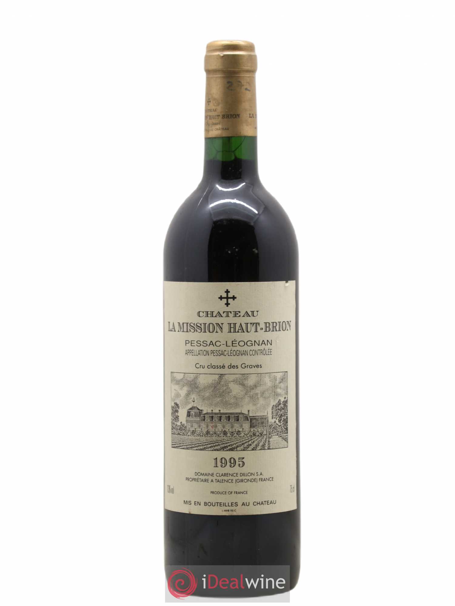 Château la Mission Haut-Brion Cru Classé de Graves 1995 - Lot de 1 bouteille - 0