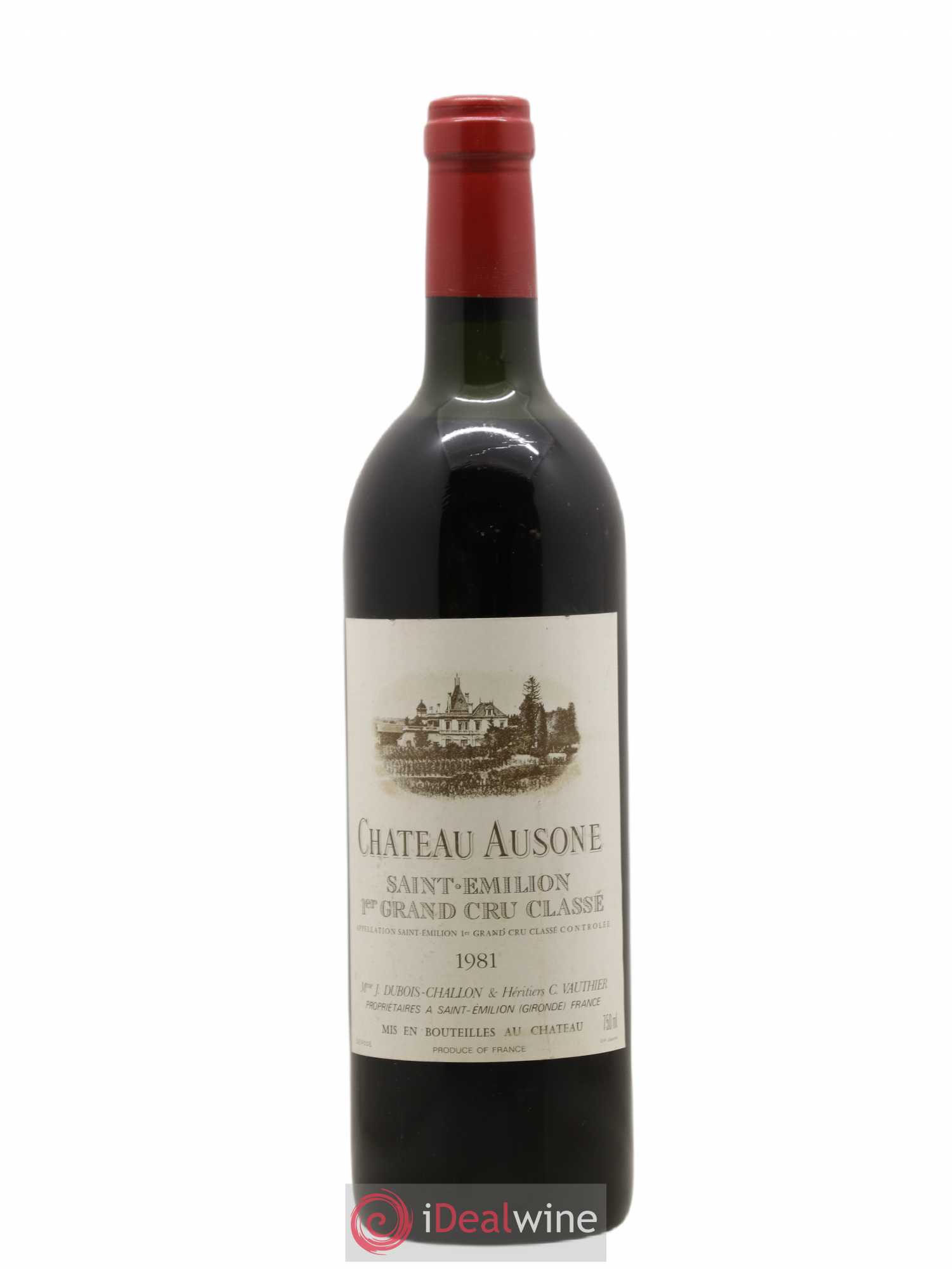 Château Ausone 1er Grand Cru Classé A 1981 - Lot de 1 bouteille - 0
