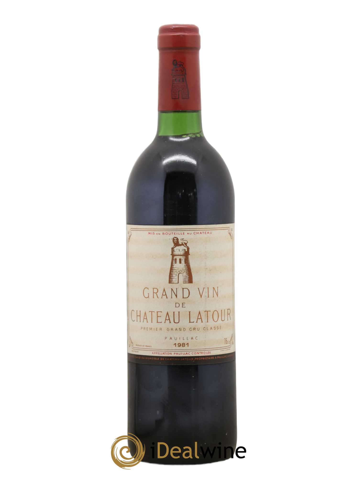 Château Latour 1er Grand Cru Classé 1981 - Lot de 1 bouteille - 0