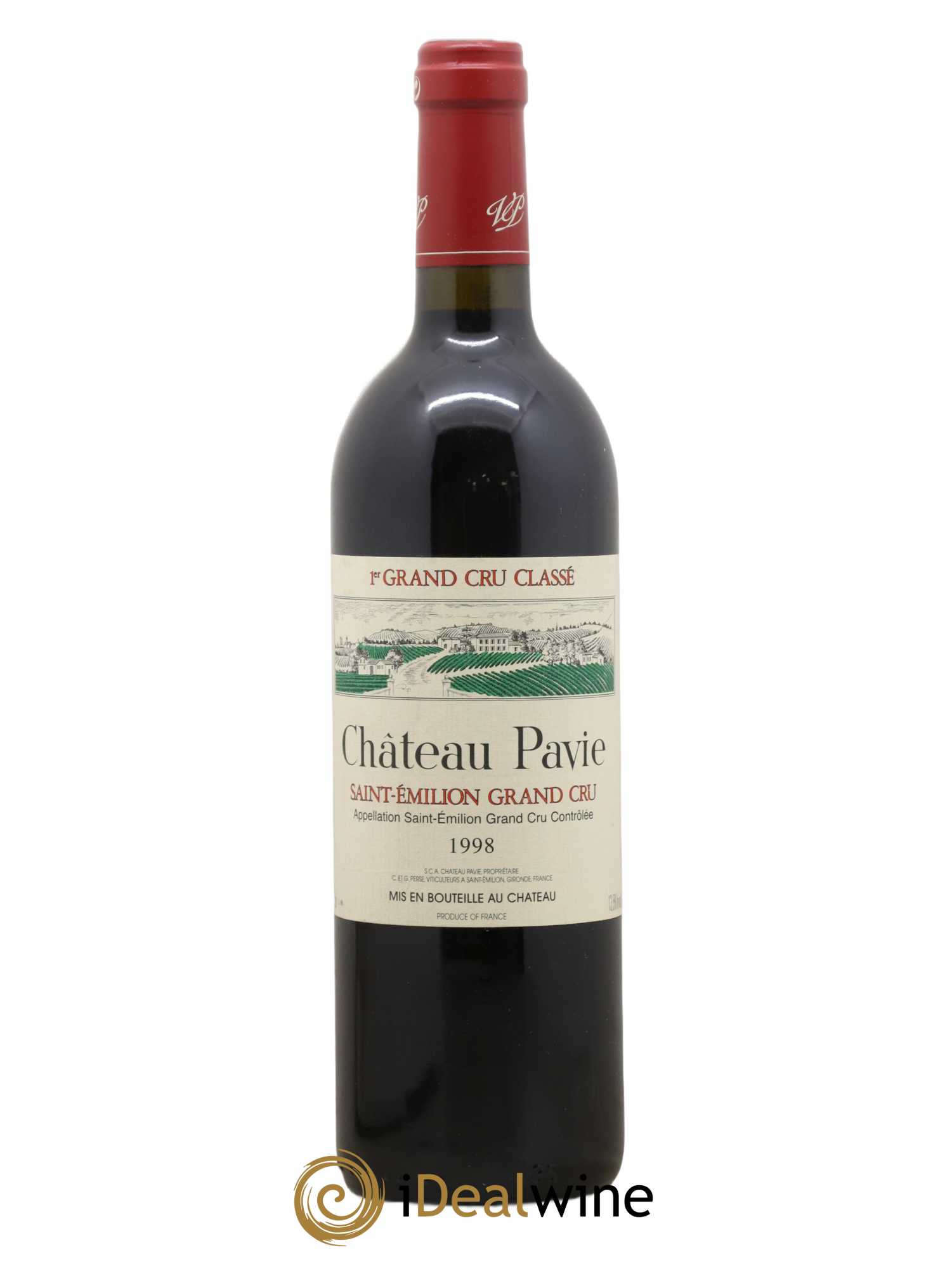 Château Pavie 1er Grand Cru Classé A 1998 - Lot de 1 bouteille - 0