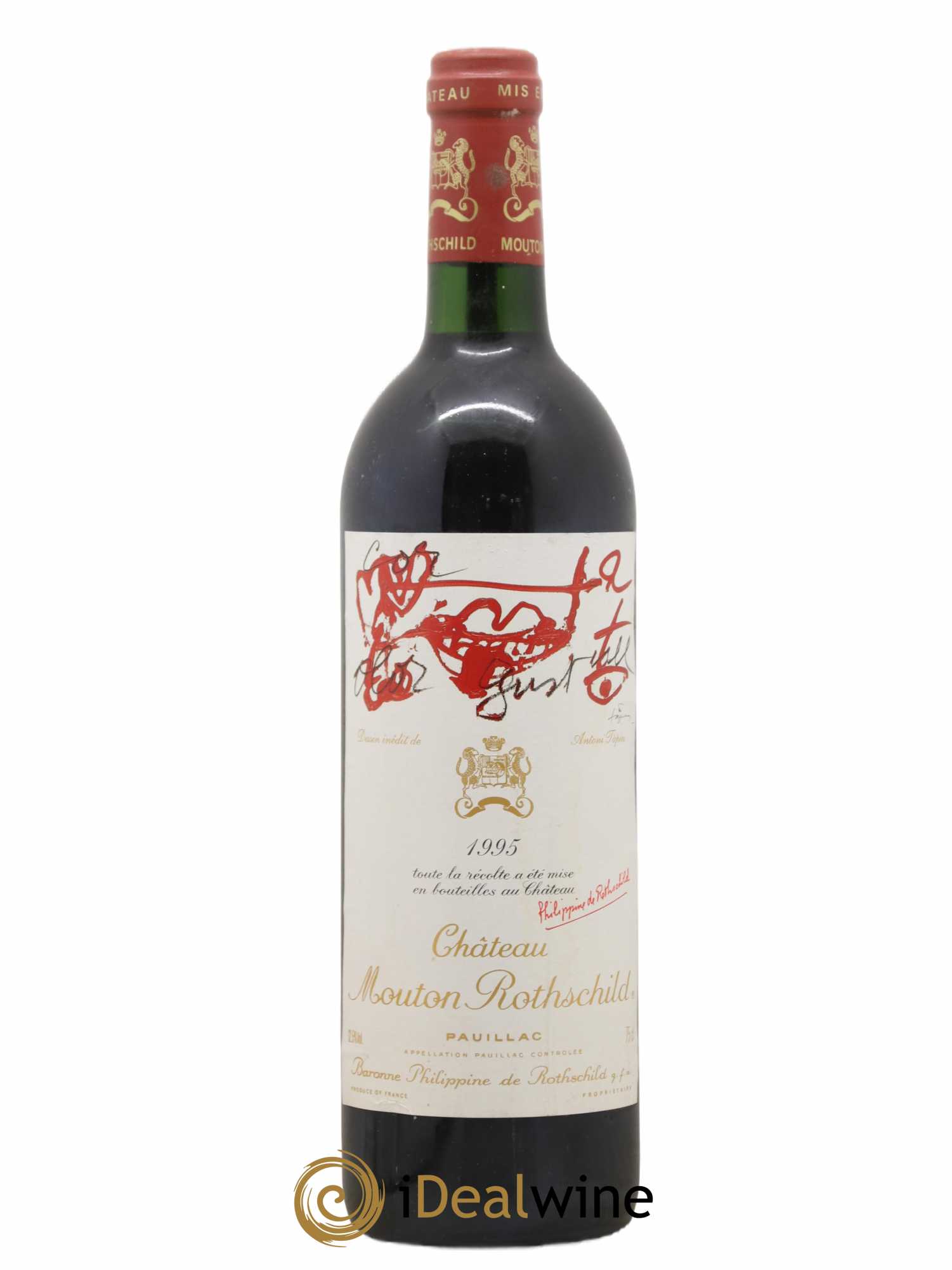 Château Mouton Rothschild 1er Grand Cru Classé 1995 - Lot de 1 bouteille - 0