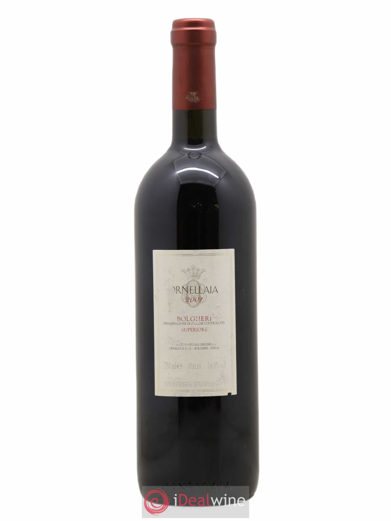 Bolgheri DOC Superiore Ornellaia Tenuta Dell'Ornellaia - Frescobaldi 2001 - Lot de 1 bouteille - 1