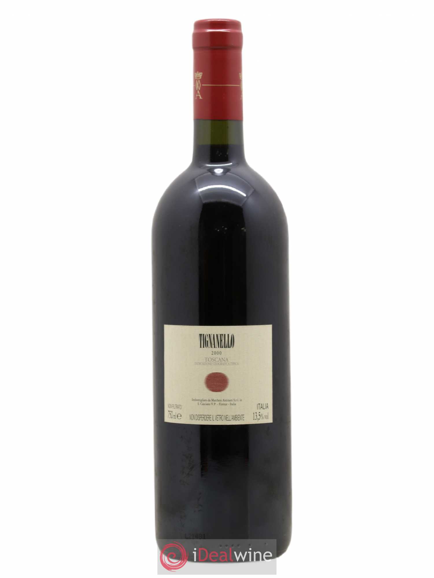 Toscana IGT Tignanello Tenuta Tignanello - Marchesi Antinori 2000 - Lot of 1 bottle - 1
