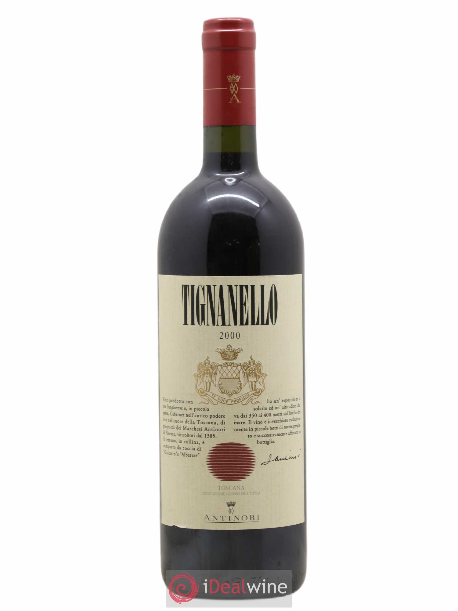 Toscana IGT Tignanello Tenuta Tignanello - Marchesi Antinori 2000 - Lot of 1 bottle - 0