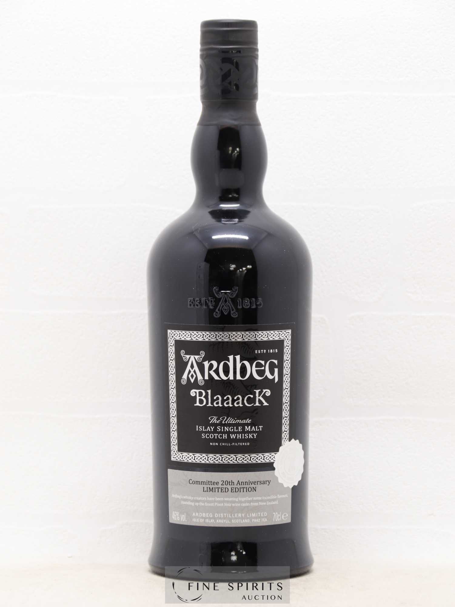 Ardbeg Of. Blaaack Committee 20th Anniversary - 2020 Limited Edition The Ultimate - Lot de 1 bouteille - 1