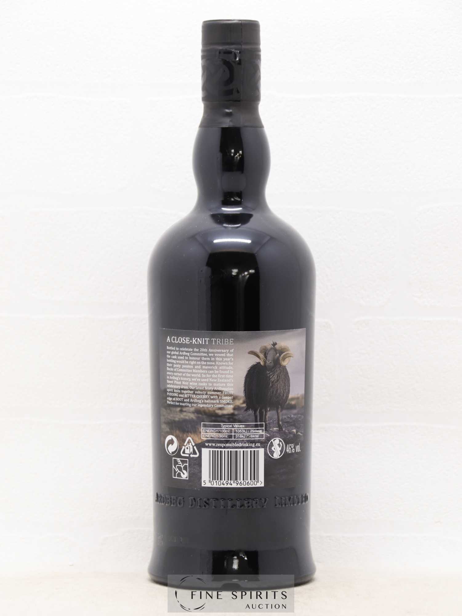 Ardbeg Of. Blaaack Committee 20th Anniversary - 2020 Limited Edition The Ultimate - Lot de 1 bouteille - 2