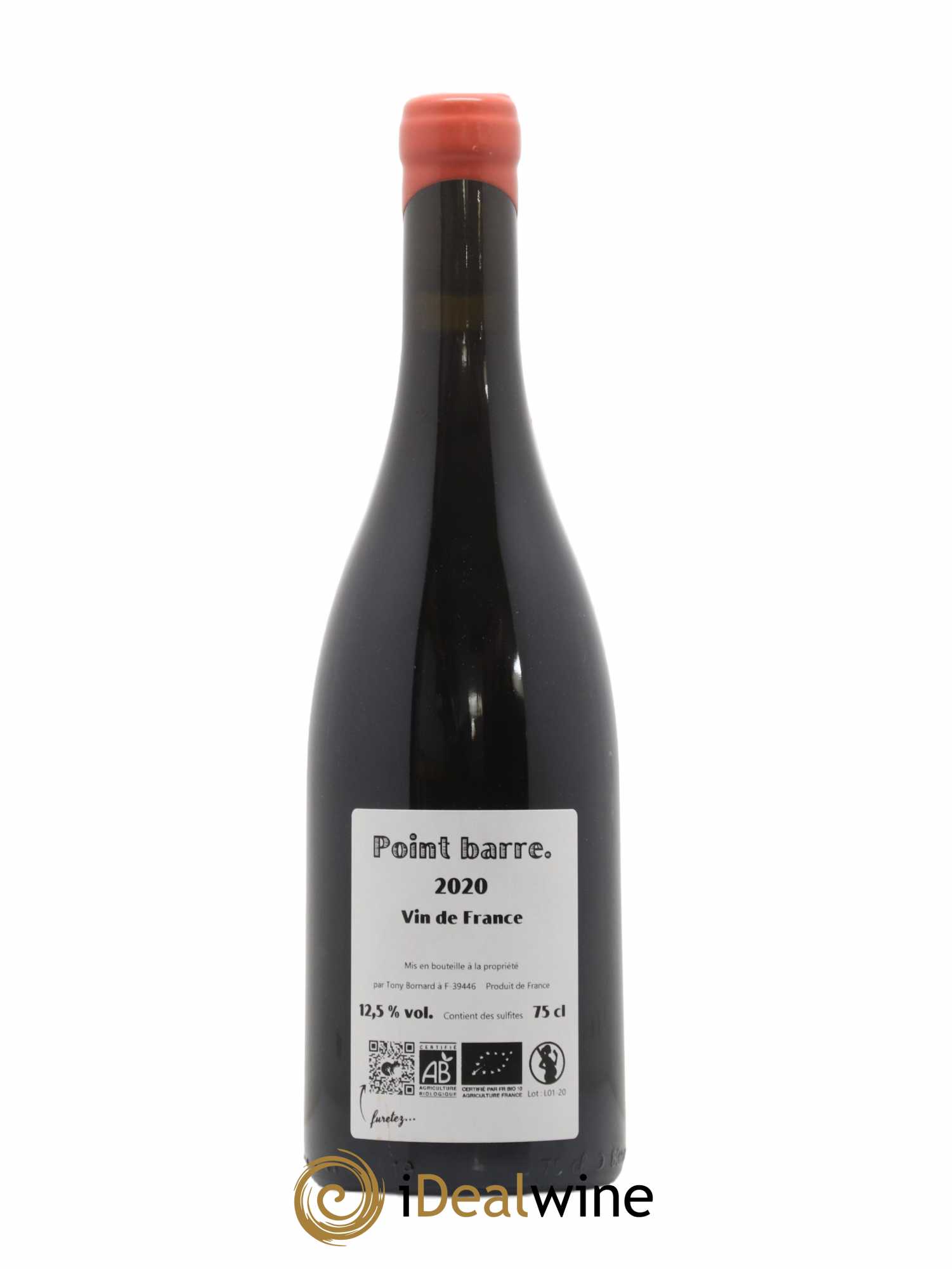 Côtes du Jura Ploussard Point Barre Bornard 2020 - Lot de 1 bouteille - 1