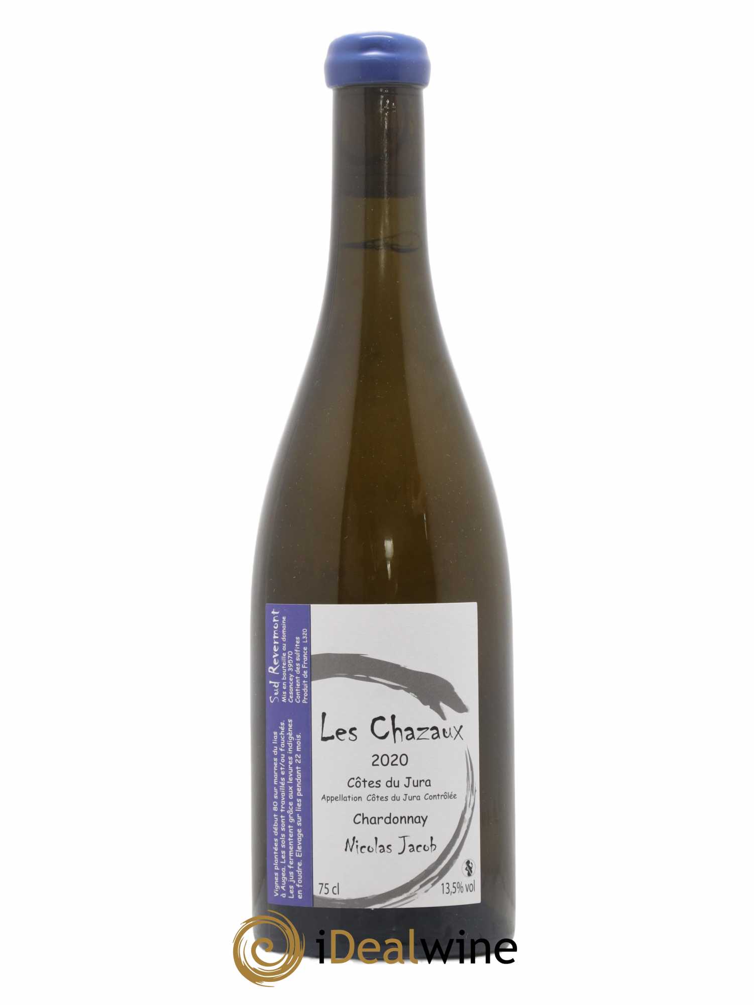 Côtes du Jura Chardonnay Les Chazaux Nicolas Jacob 2020 - Lot de 1 bouteille - 0