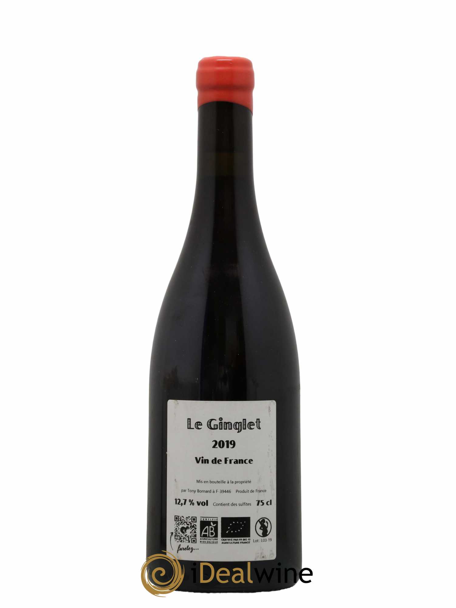 Vin de France Le Ginglet Bornard 2019 - Lot de 1 bouteille - 1