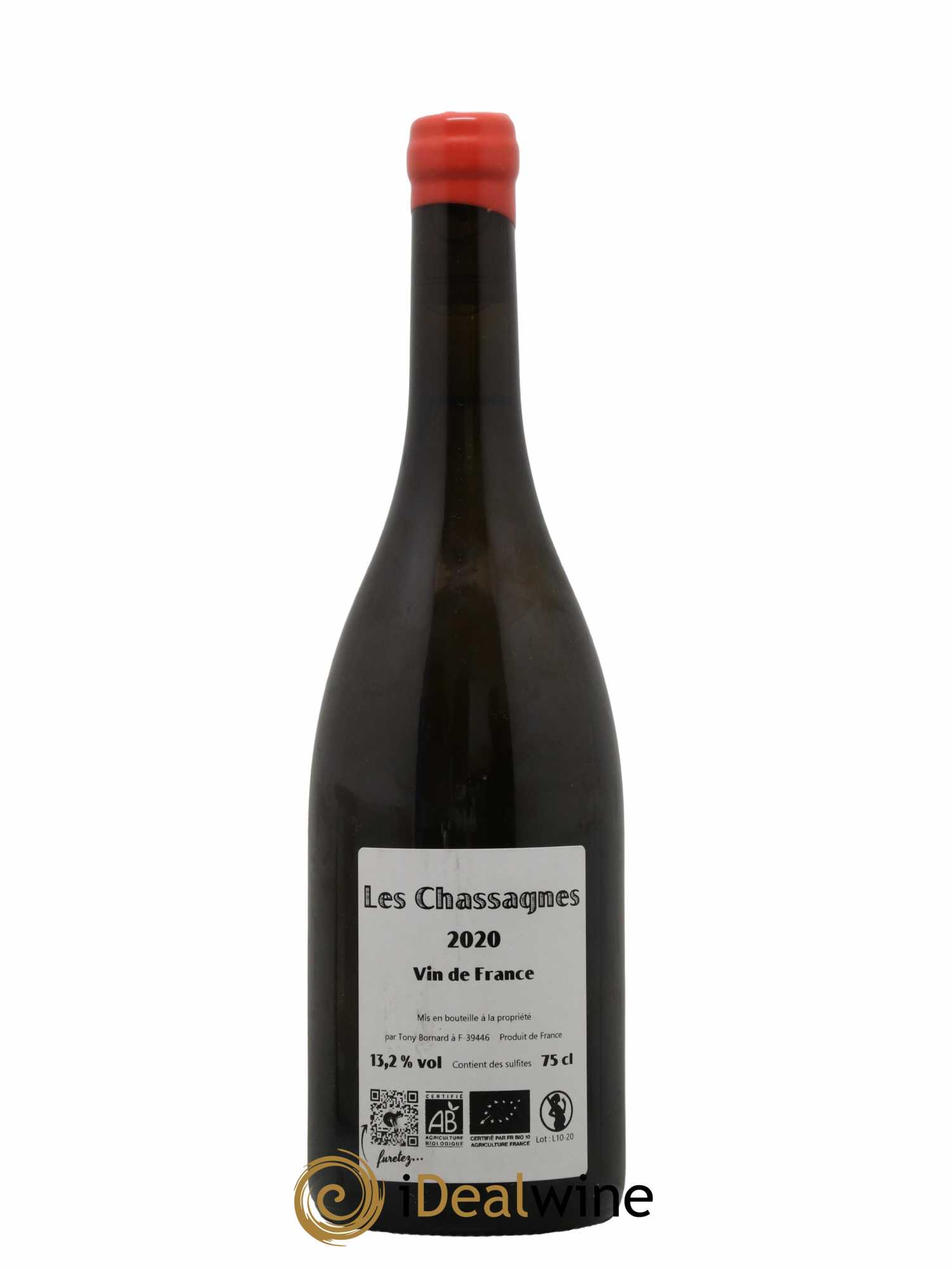 Vin de France Les Chassagnes Bornard 2020 - Lot de 1 bouteille - 1